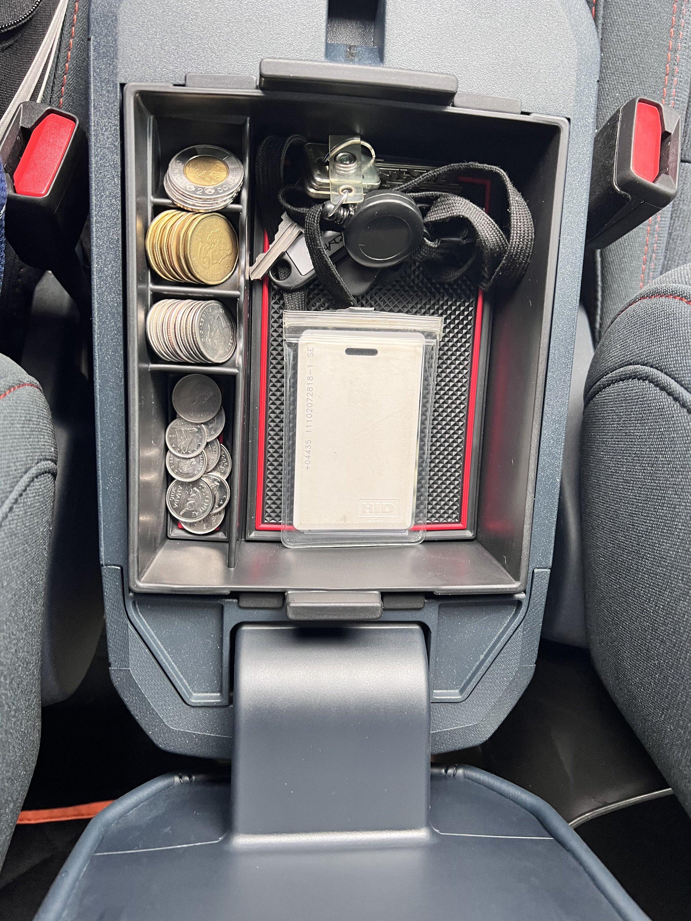 Ford Maverick Purchased the Amazon Center console bin IMG_6426