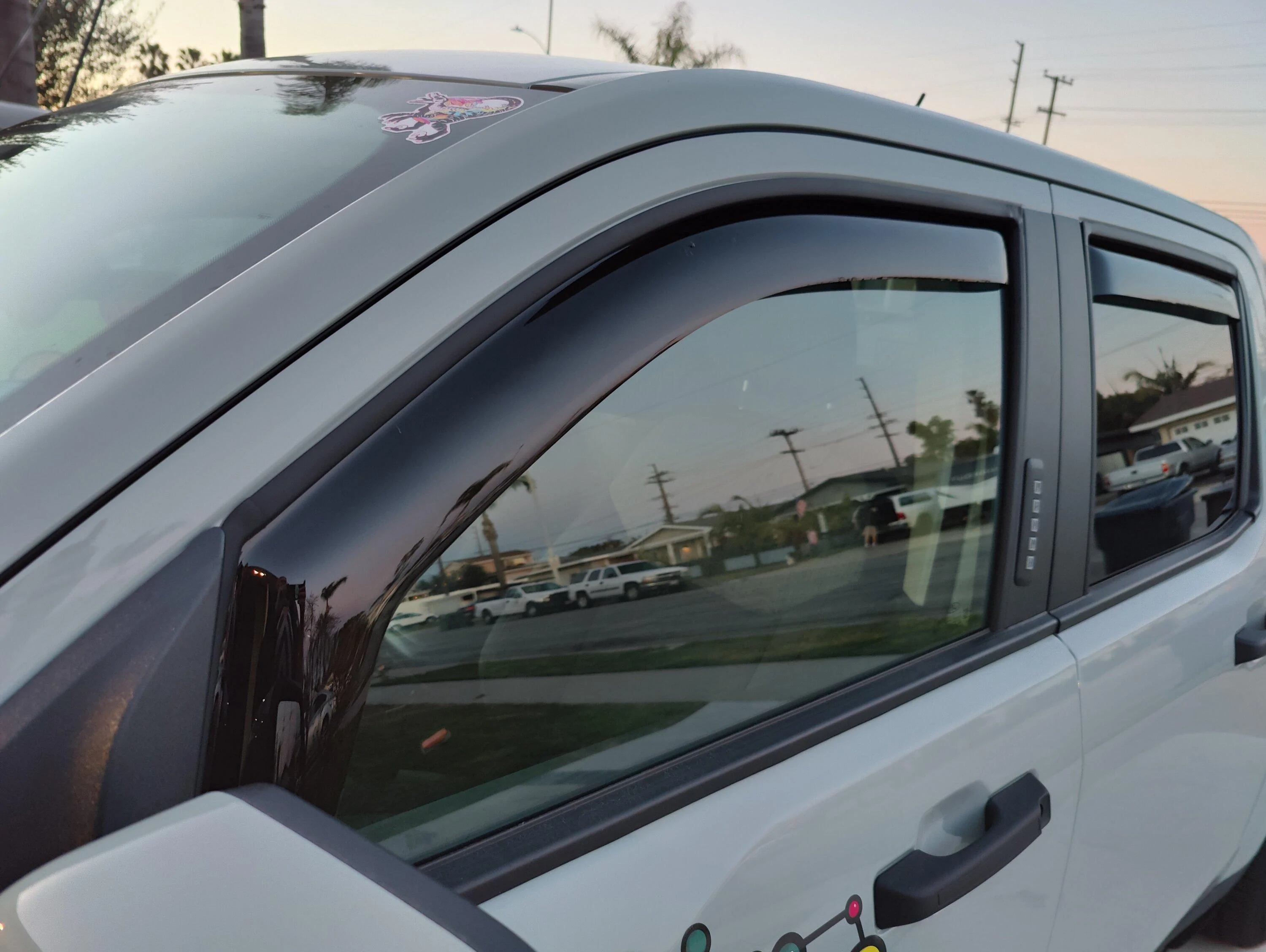 Ford Maverick "In Channel" Side Window Visors Now Available From Realtruck / EGR IMG20230125172316