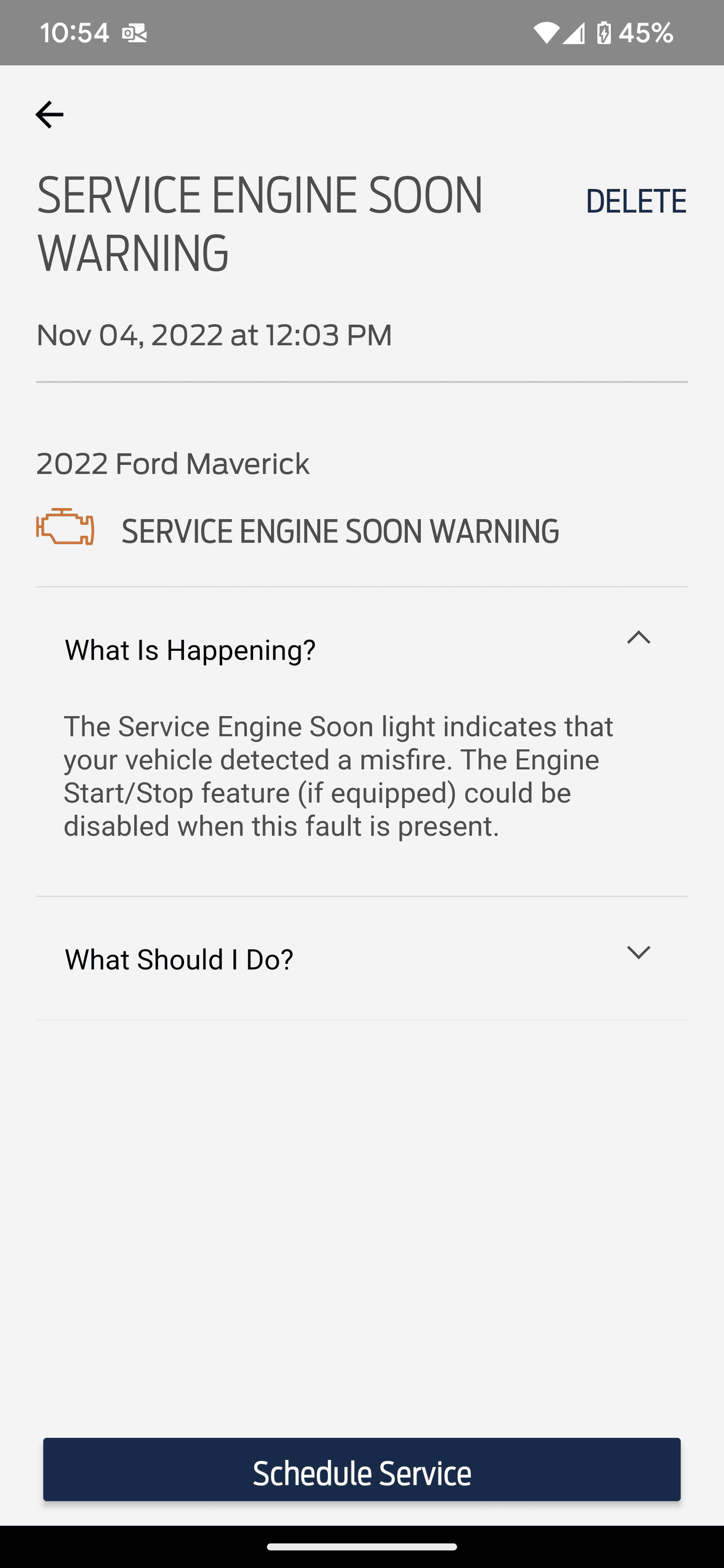 Ford Maverick Misfire - Check Engine Light Ecoboost 2.0 Screenshot_20230130-105414