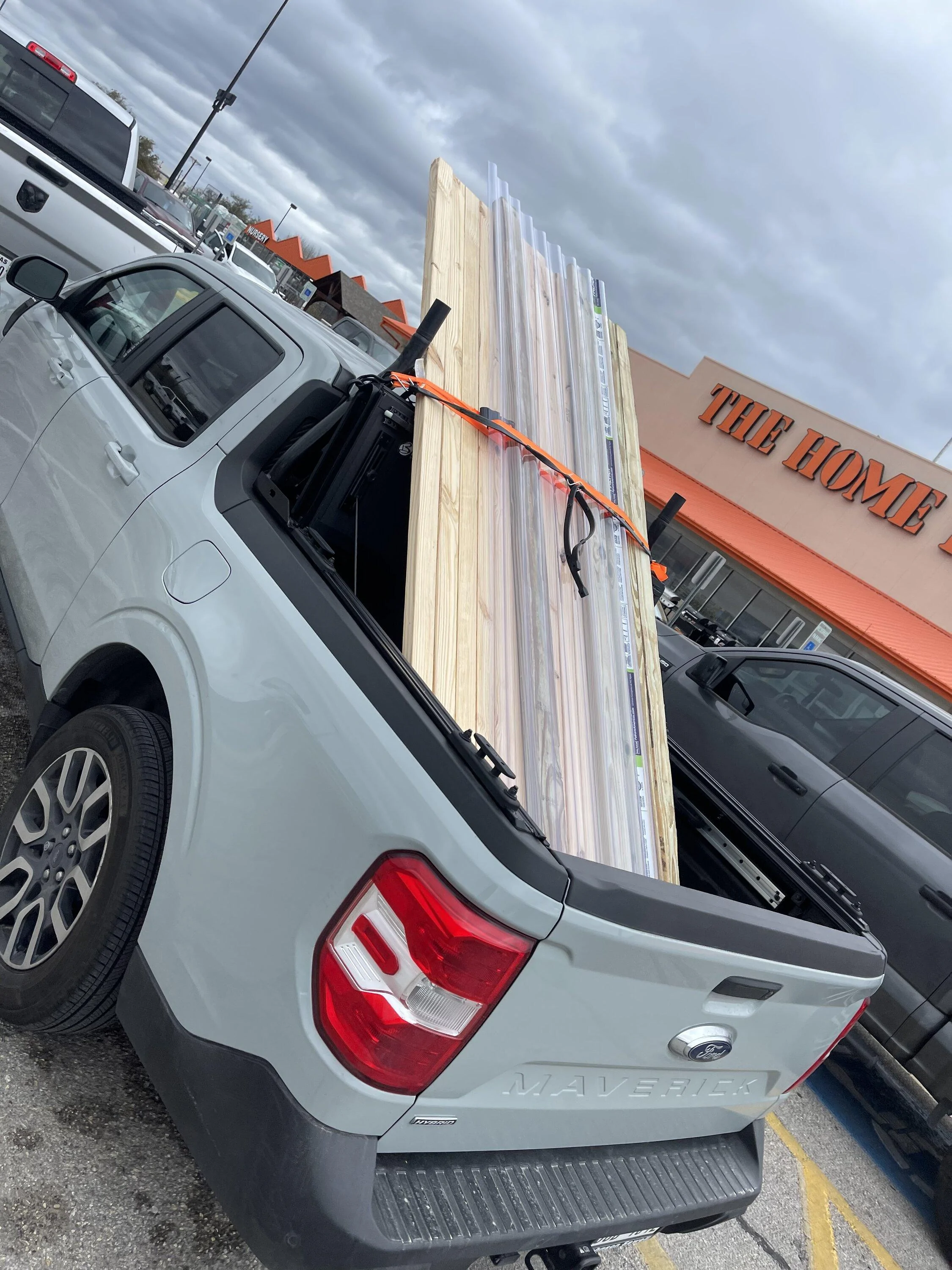 Ford Maverick Headache rack, Backflip tonneau cover and TruXedo Elevate TS Rails -- installed photos & notes 28D960BC-9921-4D62-B539-3663AEBDC312