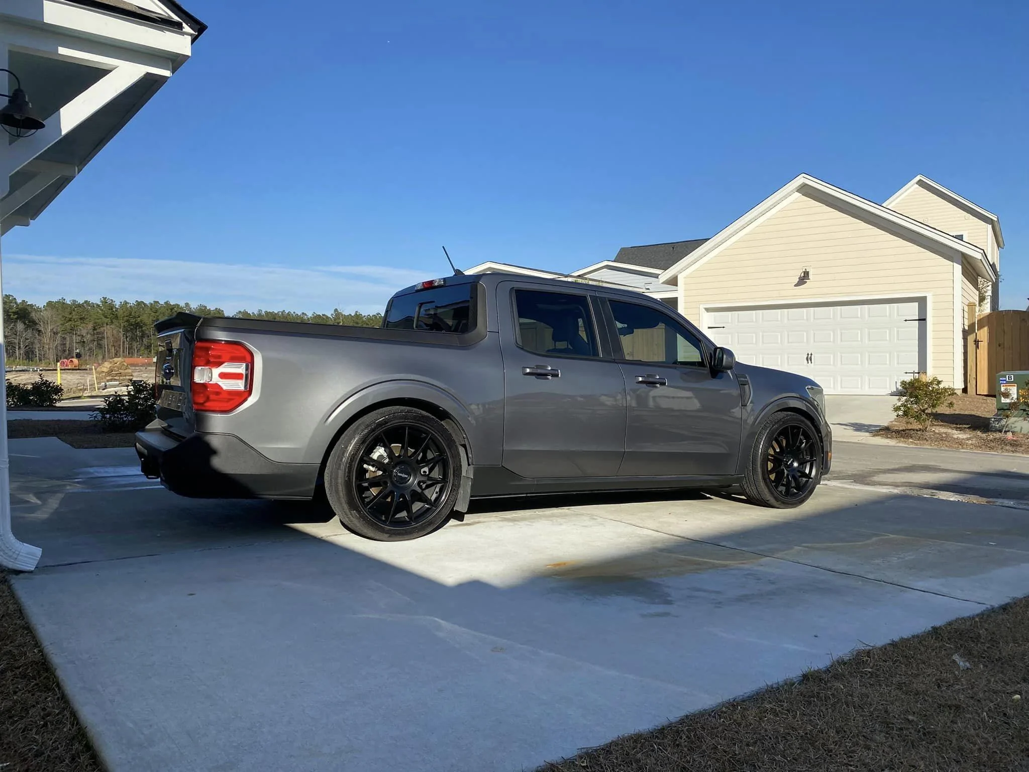 Ford Maverick Maverick lowered on SCALE coilovers, Rotiform 20" wheels, 245/45/20 tires 328817705_909605866707231_2175921839941821917_n