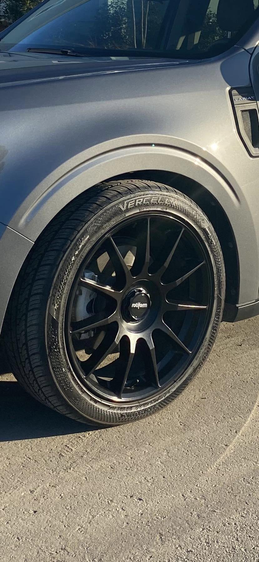 Ford Maverick Maverick lowered on SCALE coilovers, Rotiform 20" wheels, 245/45/20 tires 328820375_477365864610124_1590045941078518027_n