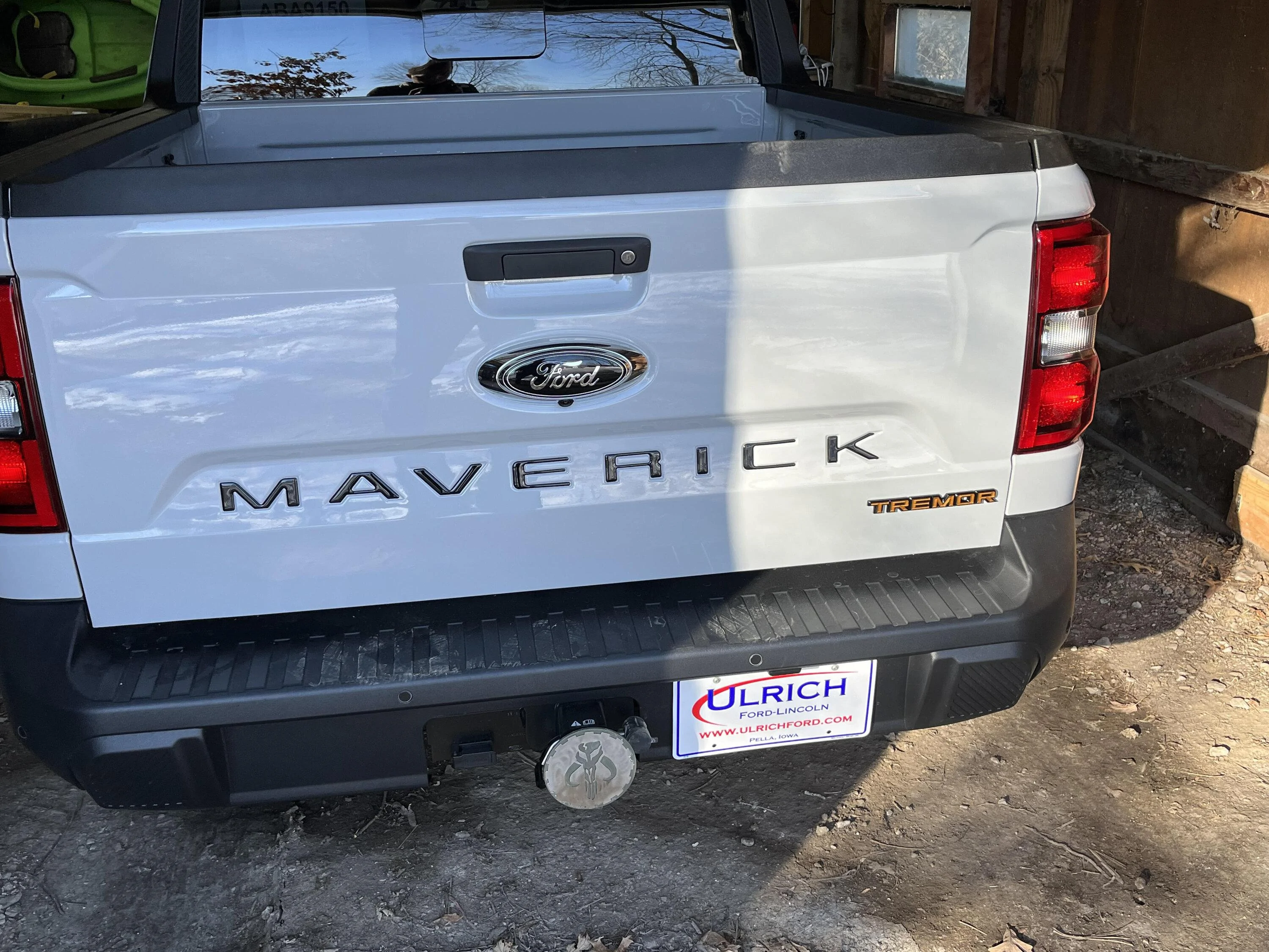 Ford Maverick Installed Tremor Badge to replace factory Tremor Sticker trem4