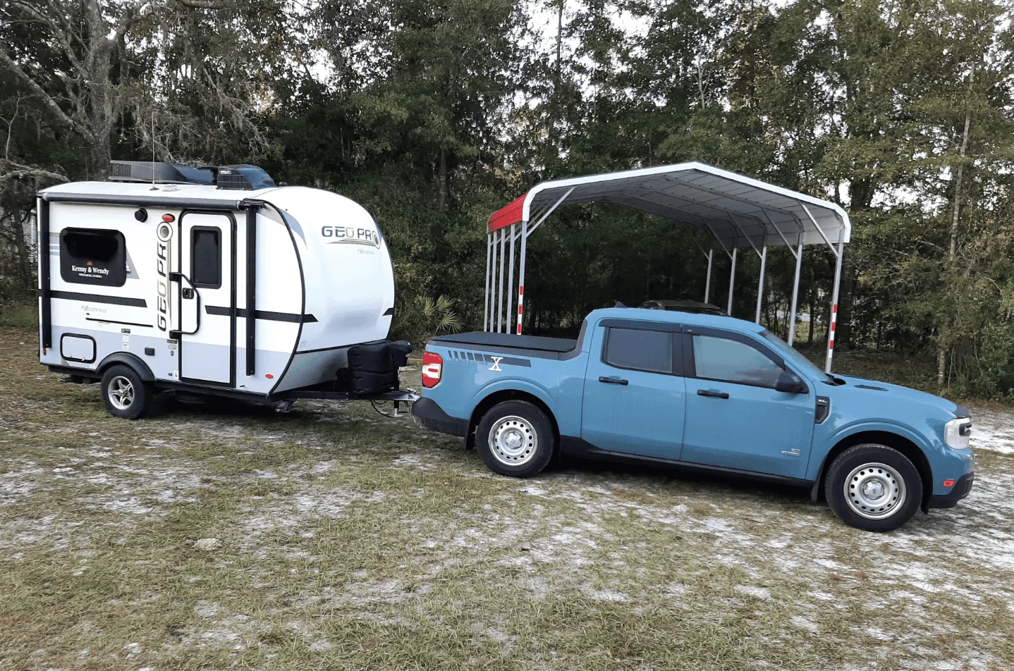 Ford Maverick RV sizing for Maverick. Screenshot 2023-02-02 153947
