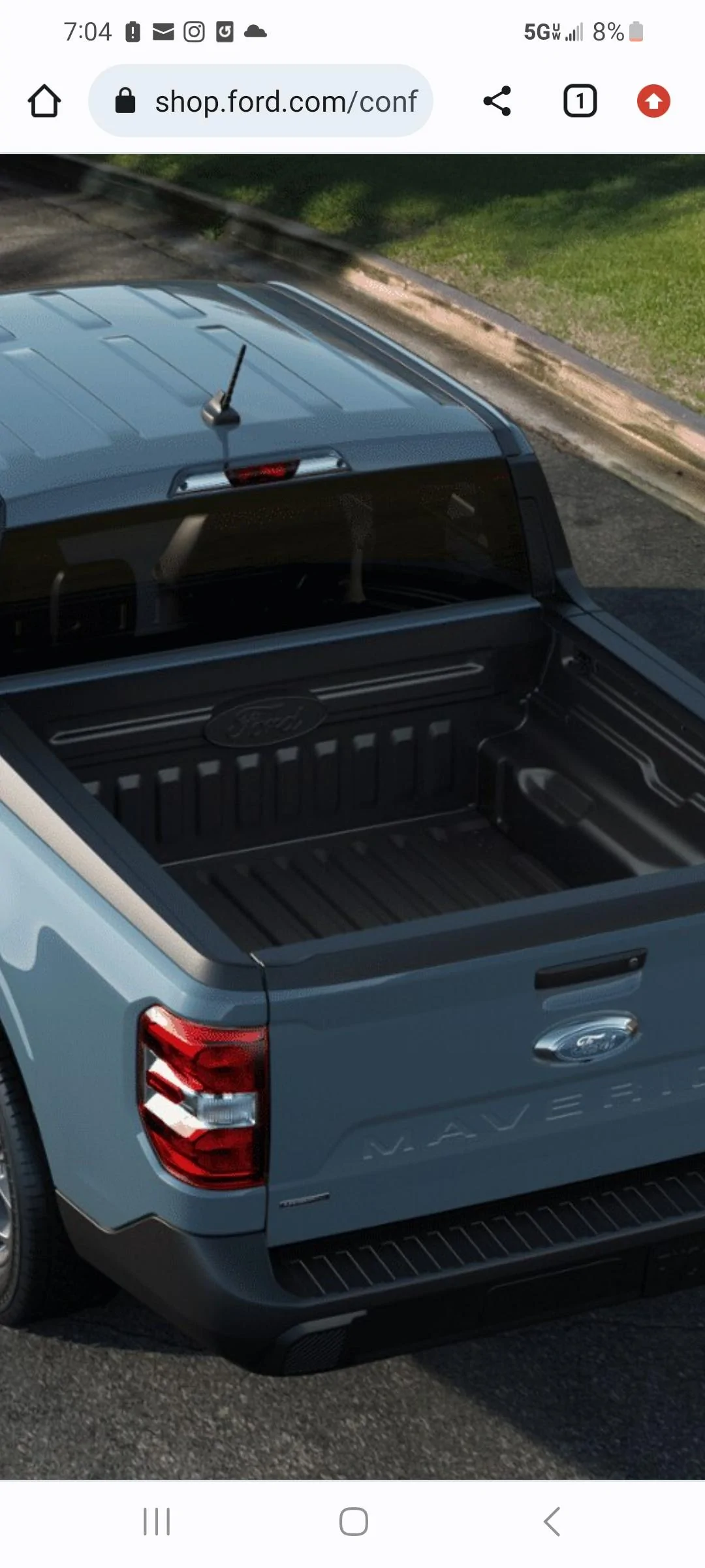 Ford Maverick Has anyone seen this???? OEM spray in bed liner to no bed liner?? Screenshot_20230203_070453_Chrom