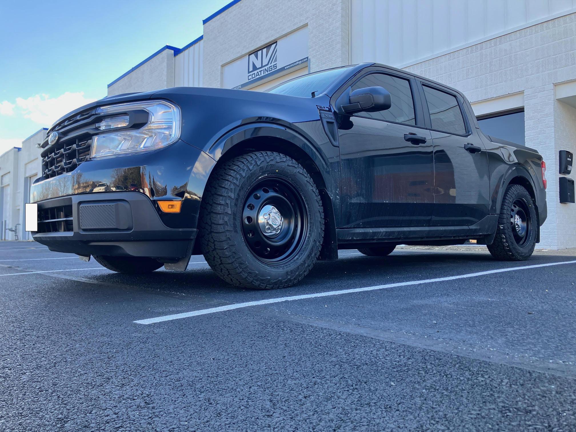 Ford Maverick 2022 Ford Maverick XL EcoBoost AWD Shadow Black Build Wheels Painted_mounted