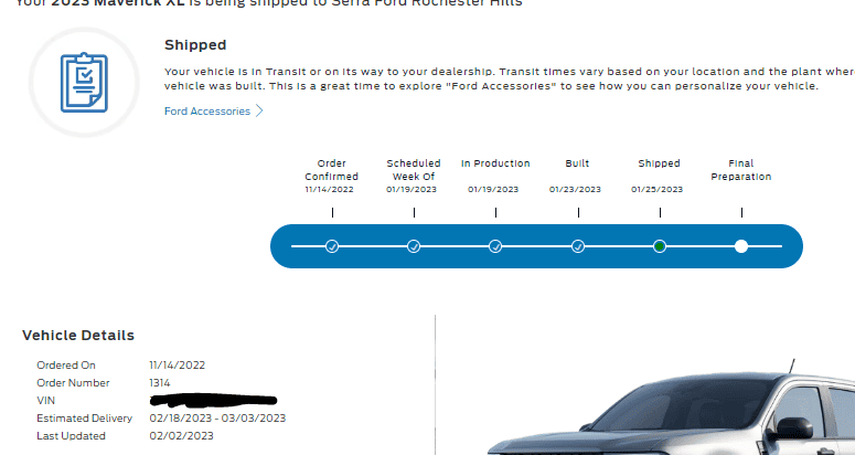 Ford Maverick How Accurate are the Estimated Delivery Dates? 1675454330636