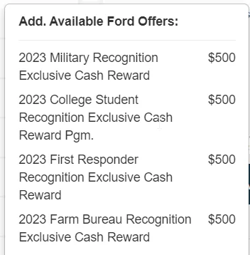 Ford Maverick Now that I might get one (Maverick) what discounts can I find ? 1675459138052