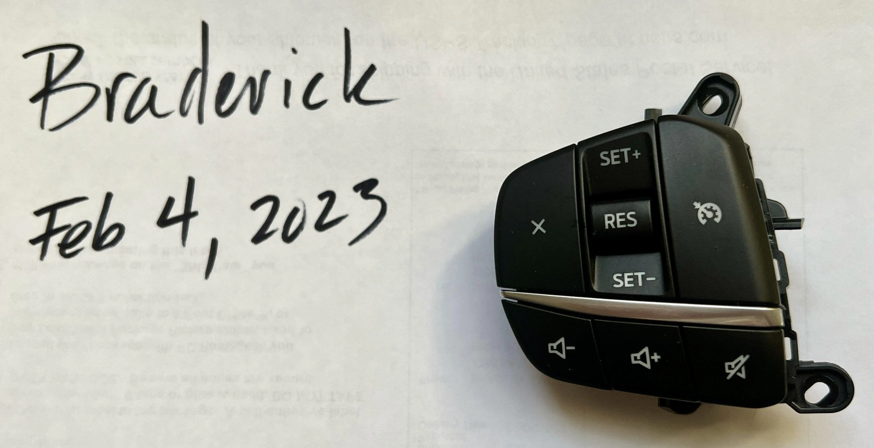 Ford Maverick Cruise Control Switch - SW-8579 IMG_5295