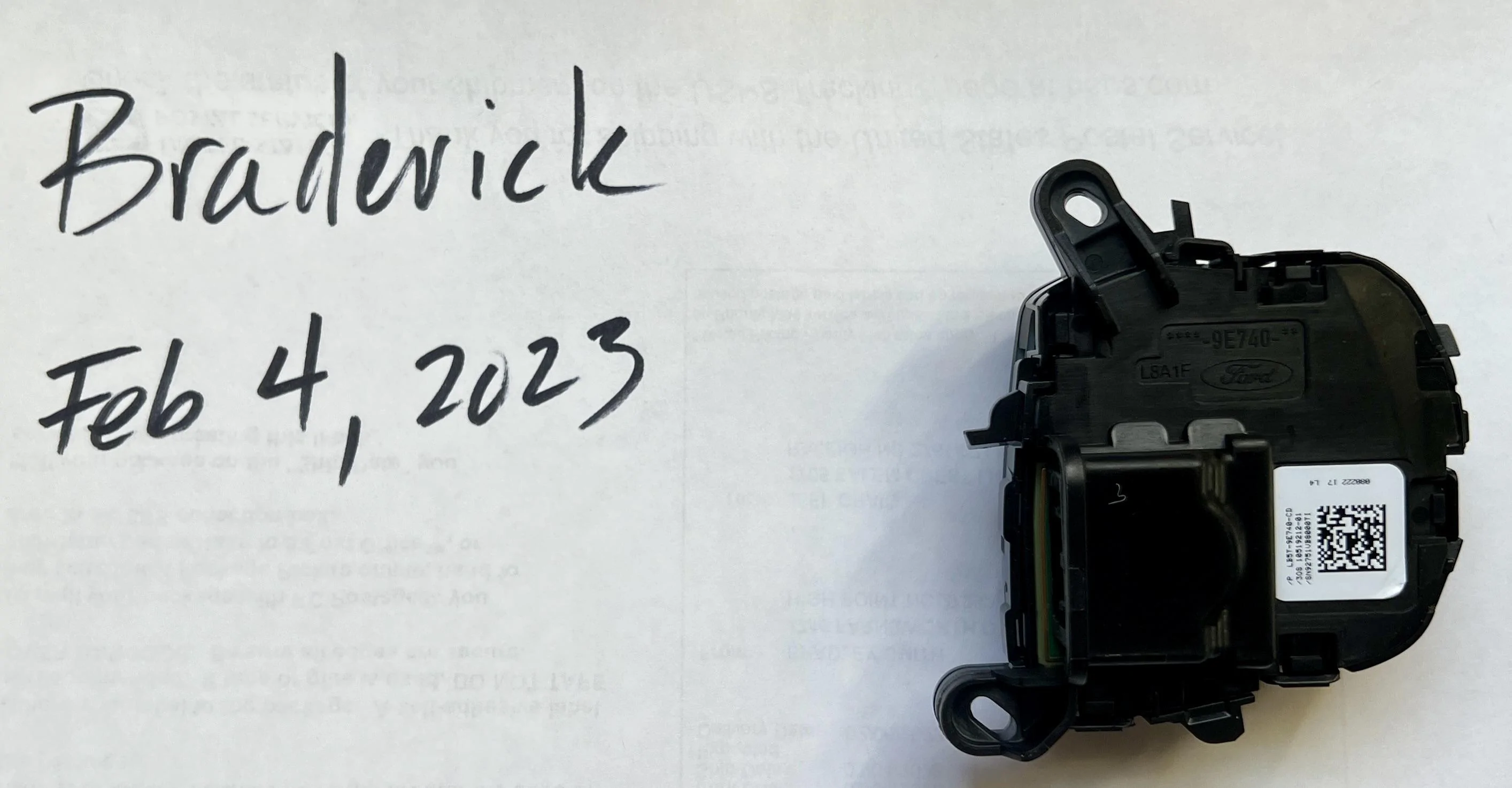 Ford Maverick Cruise Control Switch - SW-8579 IMG_5296