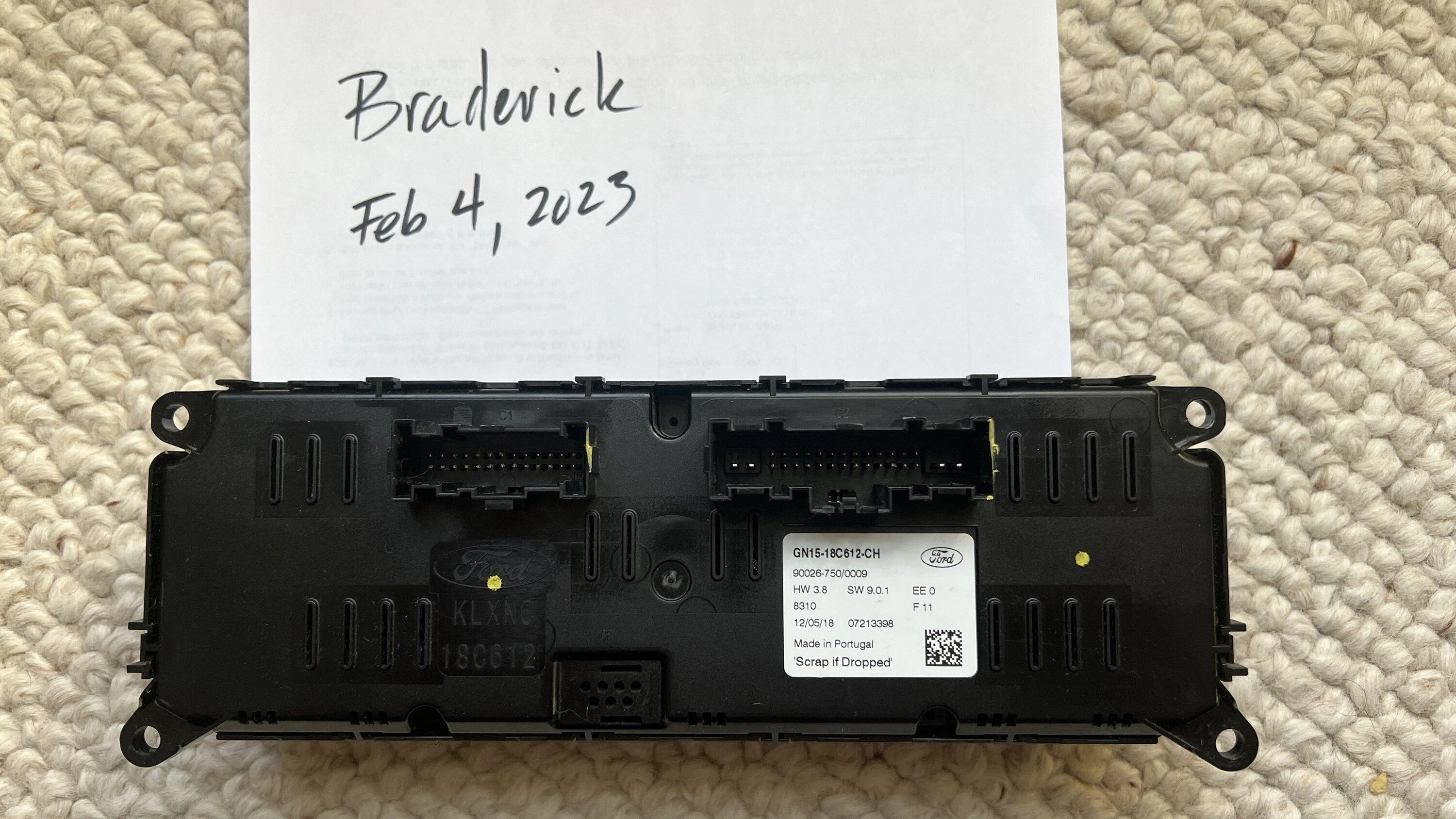 Ford Maverick Climate Control - Ecosport 2018 - GN15-18C612-CH IMG_5302