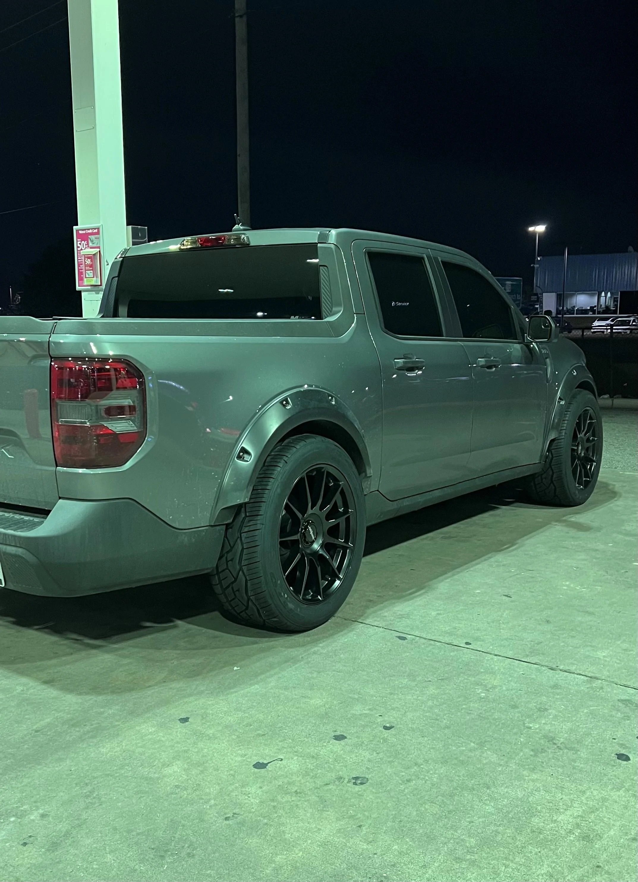 Ford Maverick Test fit - Rotiform DTM 20x10 - 295/45 2
