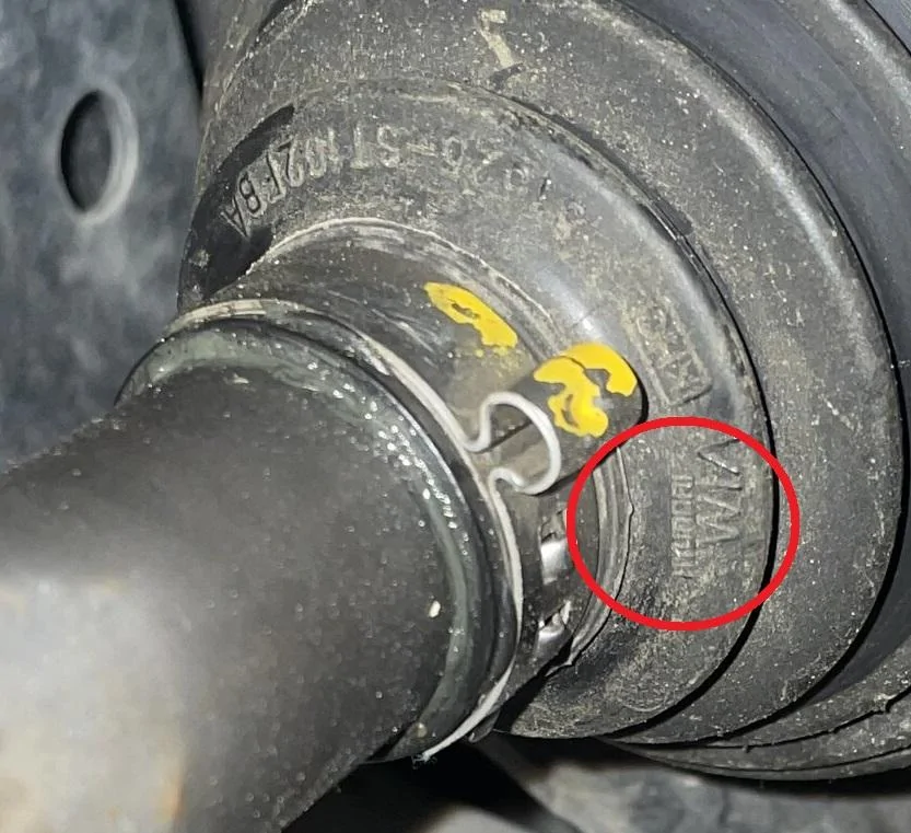 Ford Maverick Axle leaking Axle boot