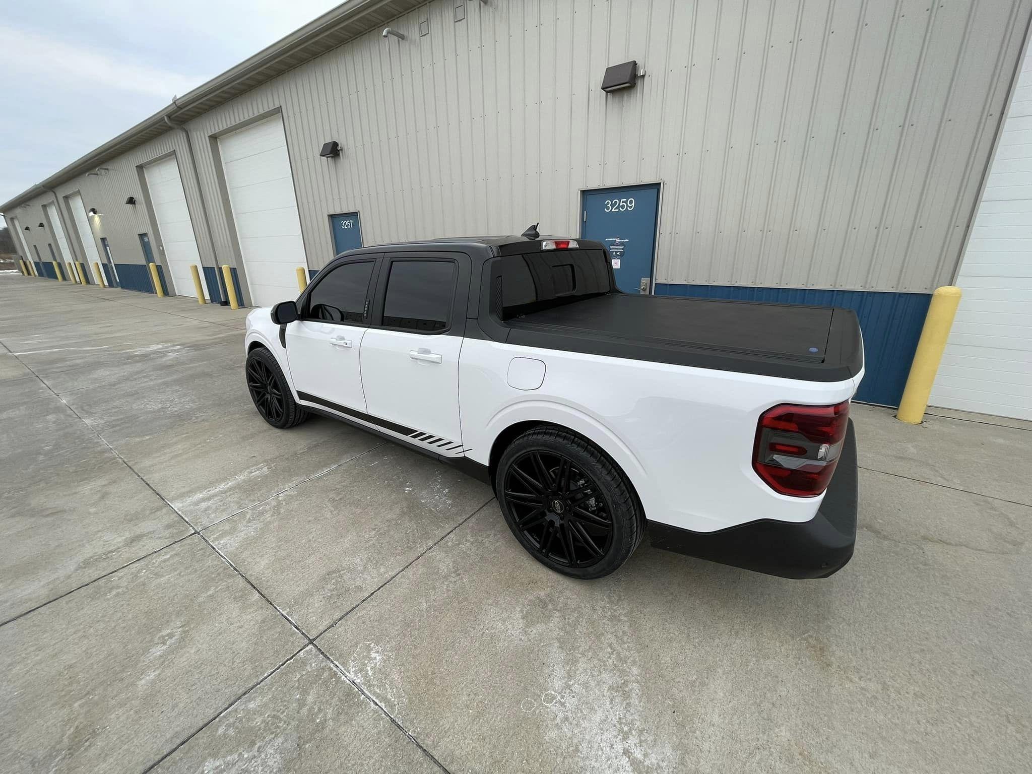 Cab wrapped black look on white Maverick 3.jpg