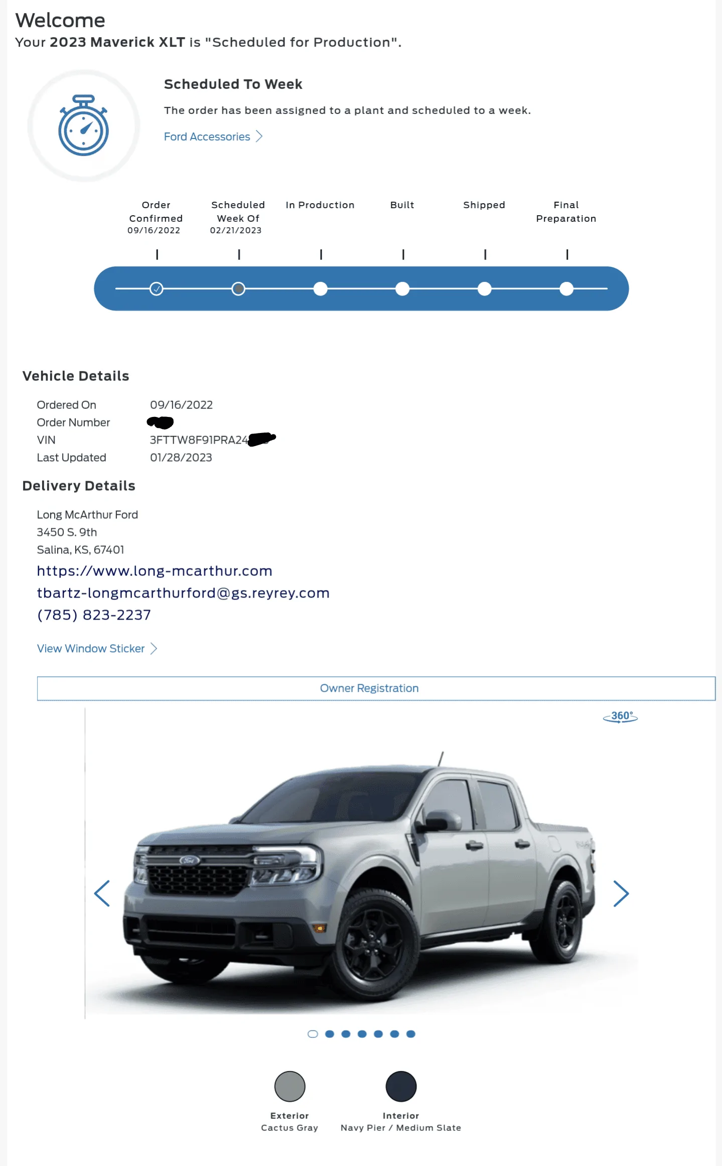 Ford Maverick 📬 1/12/23 Scheduling Email Received Group [EMAILS NOW ARRIVING] Screenshot_20230207-151158~2