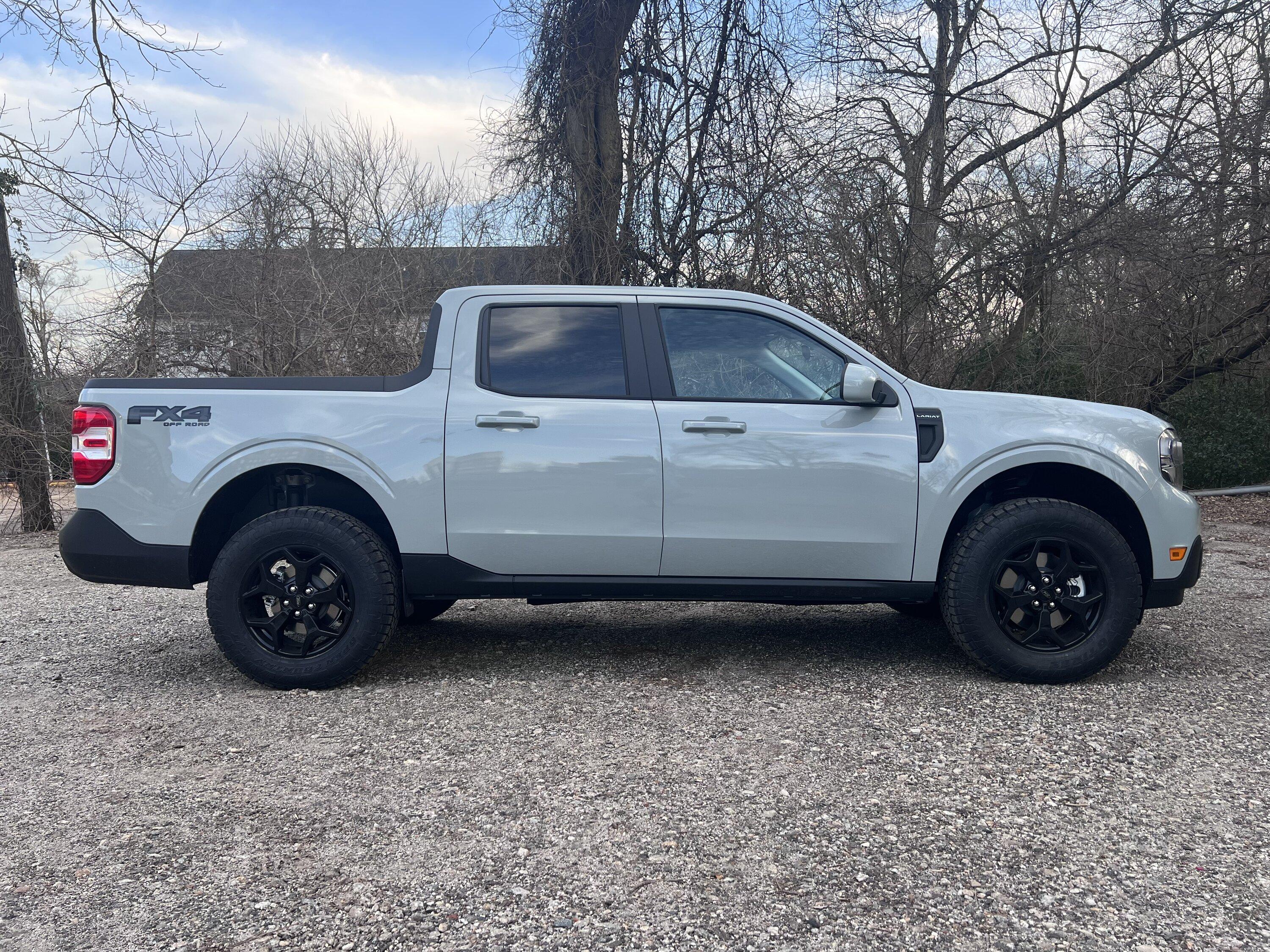 Ford Maverick 2023 FX4 lifted 1.5” and mounted 245/70R17 tires C62AD7E4-FD1D-4F35-BE2D-C7DBC5B69E3E