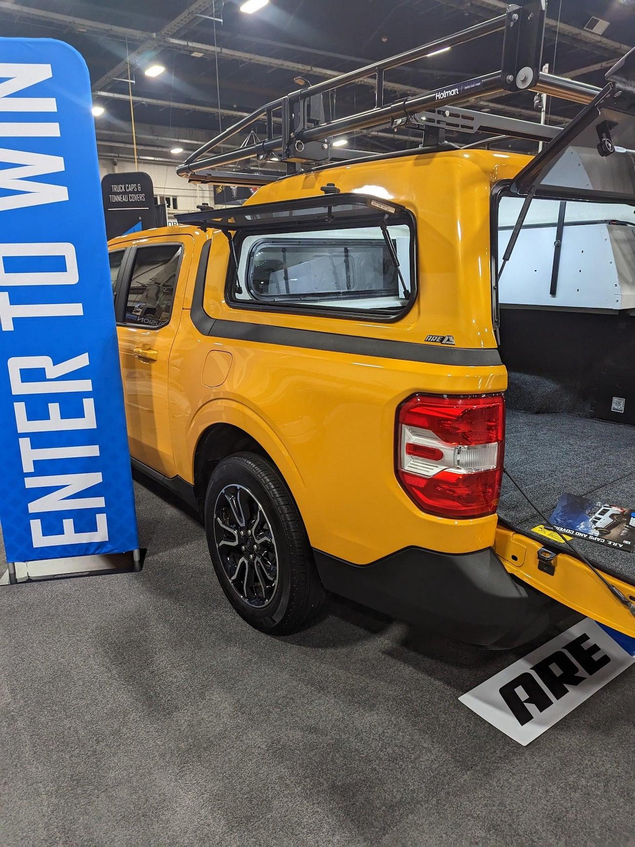 Ford Maverick Maverick with ARE Truck Cap + Holman Rack -- from the Great Outdoor Show in PA 7z54ac4e78ga1