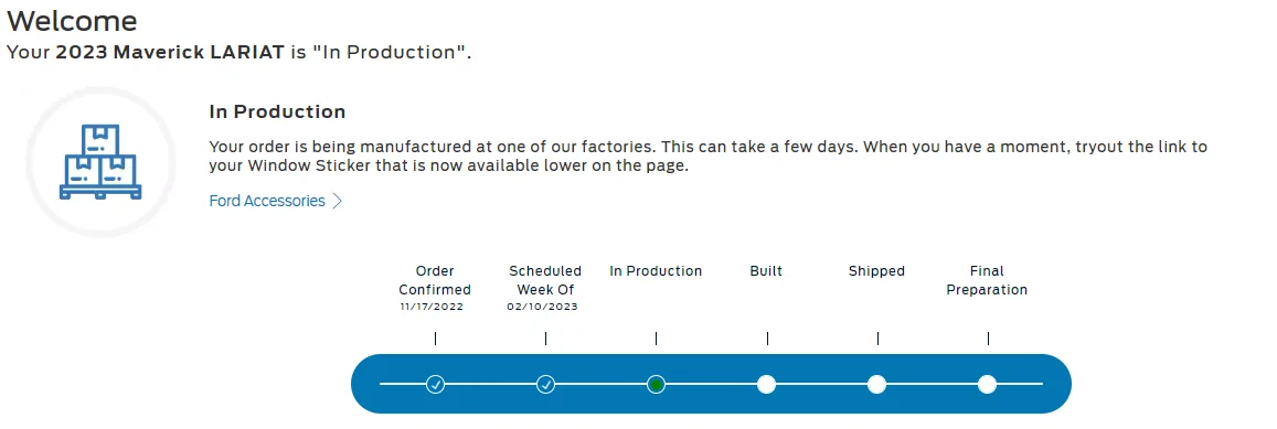 Ford Maverick Question about production timeline 1675871035941