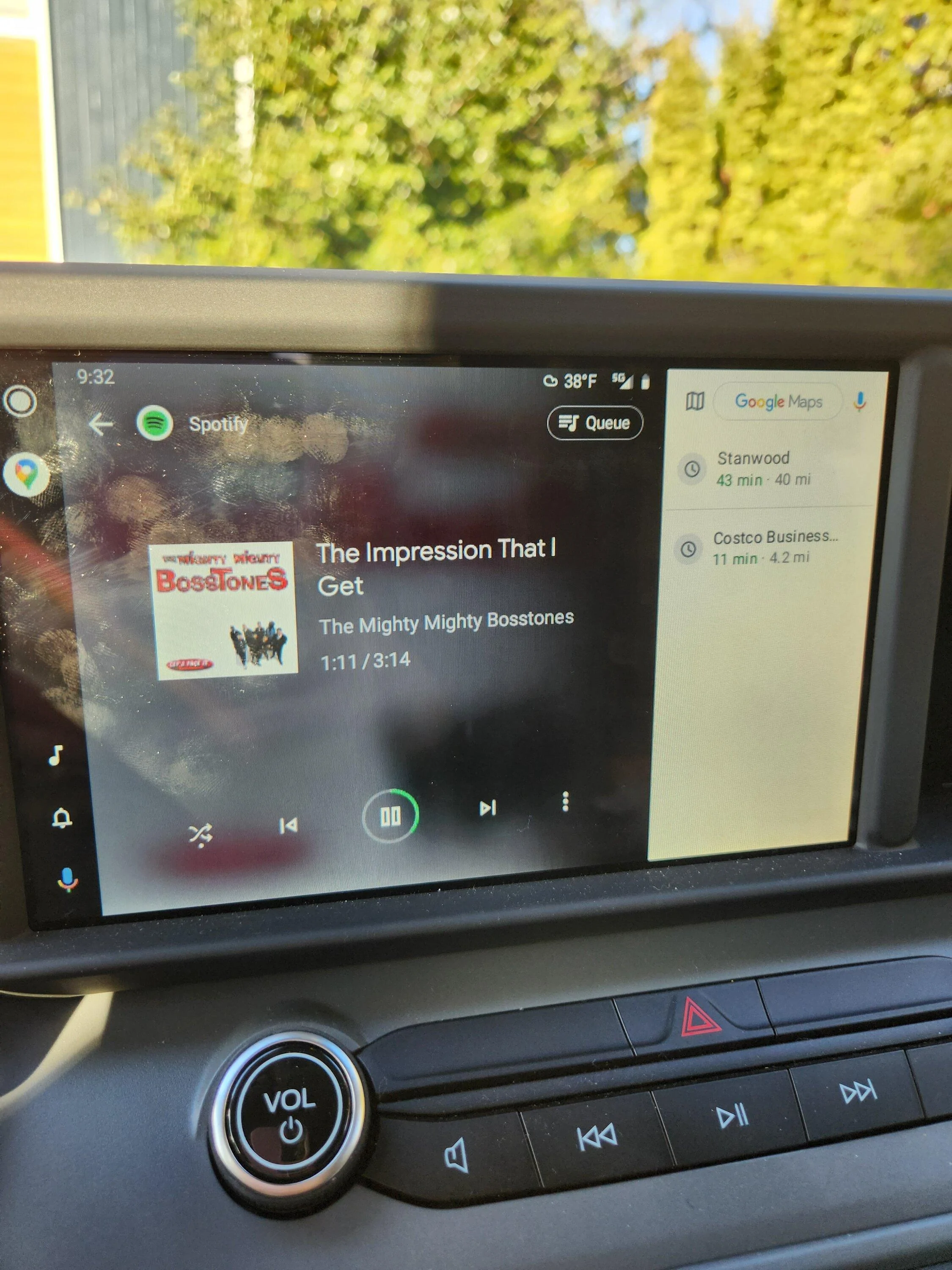 Ford Maverick Android Auto "COOLWALK"  split screen (public stable release) working on my base XL Maverick! 20230208_093251