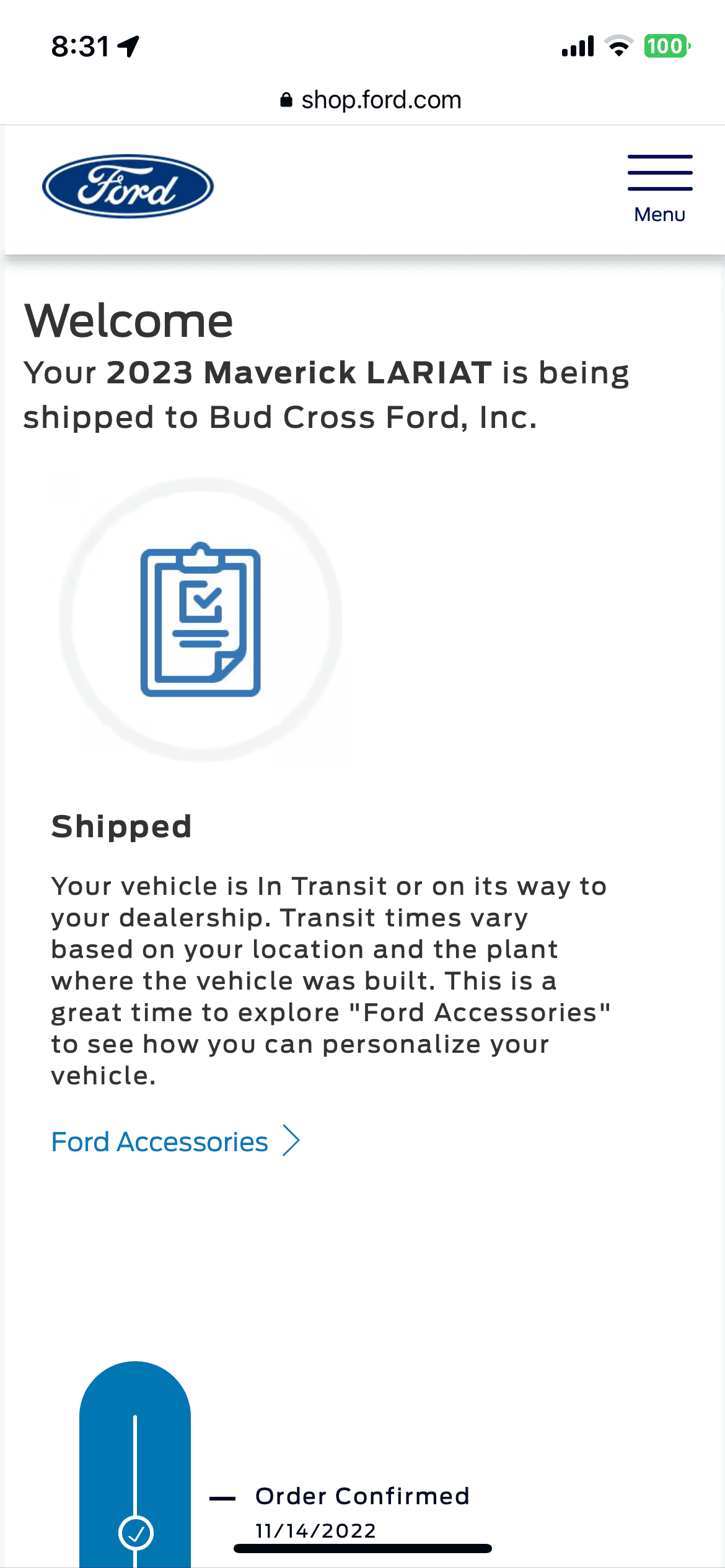 Ford Maverick 📬 2/2/23 Scheduling Email Received Group [EMAILS NOW ARRIVING] F56775E5-8CB4-446B-943F-21F27F55CDC6