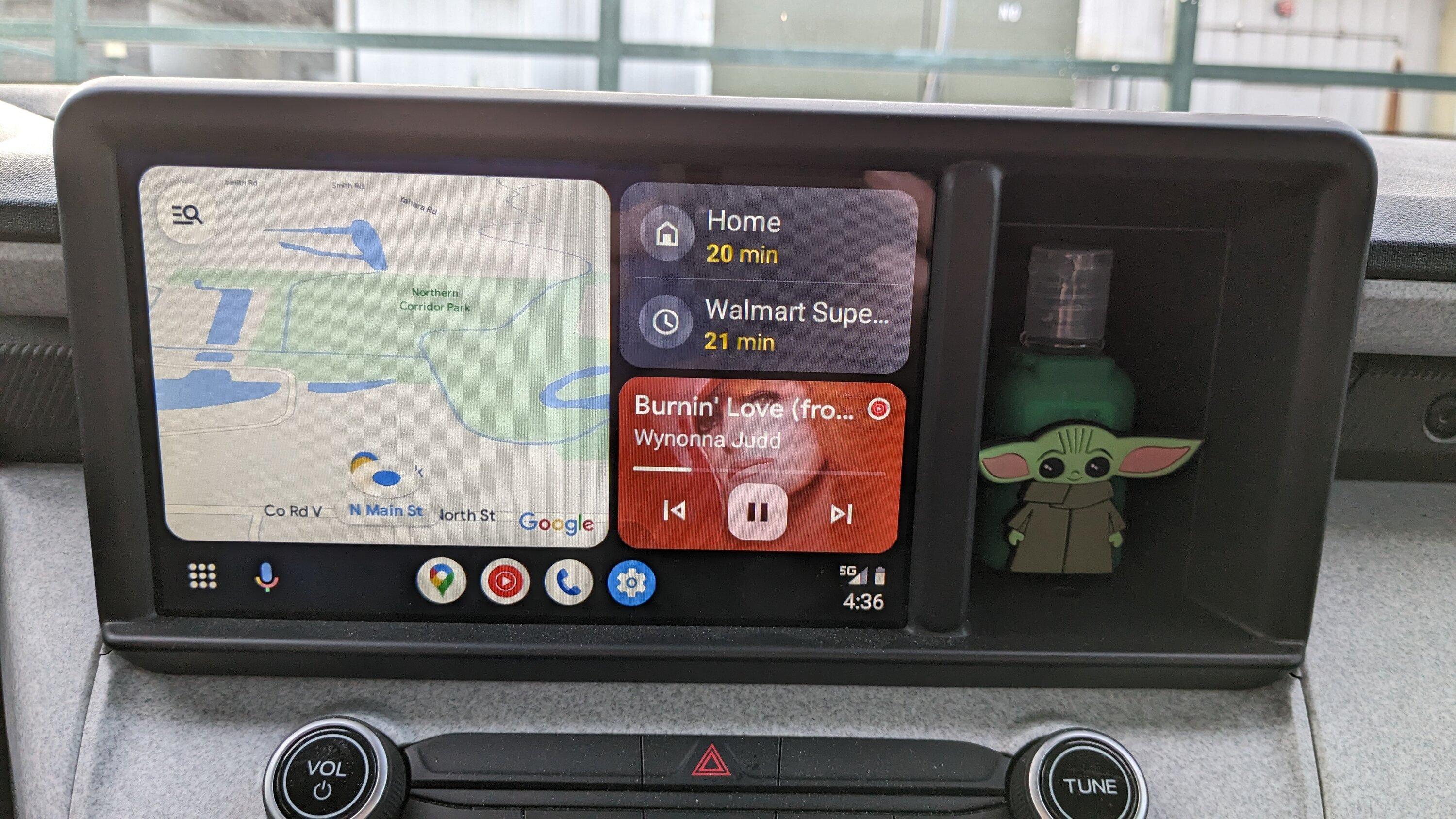Ford Maverick Android Auto "COOLWALK"  split screen (public stable release) working on my base XL Maverick! PXL_20230208_223648614