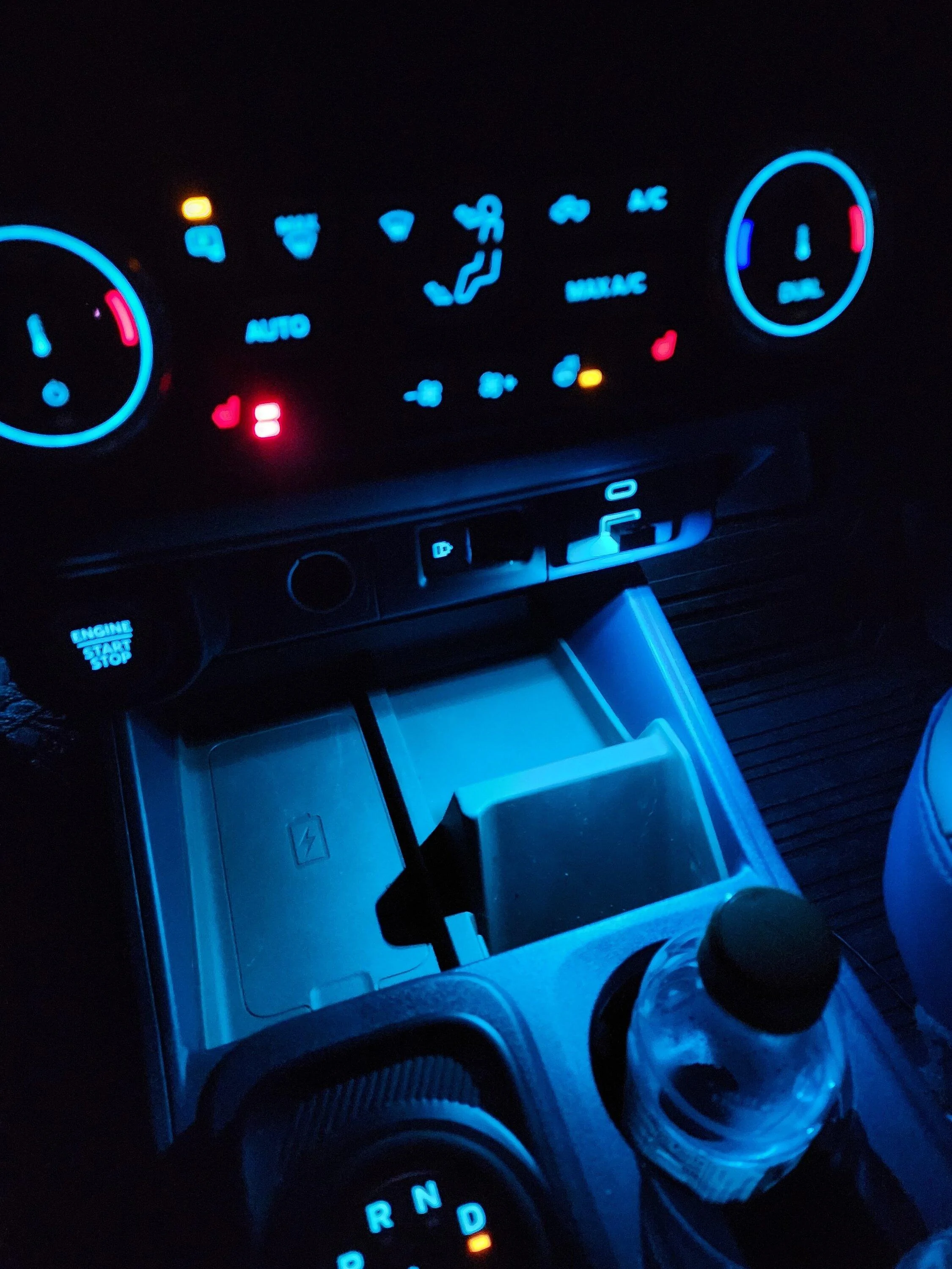 Ford Maverick 2023 Maverick Missing Cubby Ambient lighting fix ~ cheap fix 20230208_214300