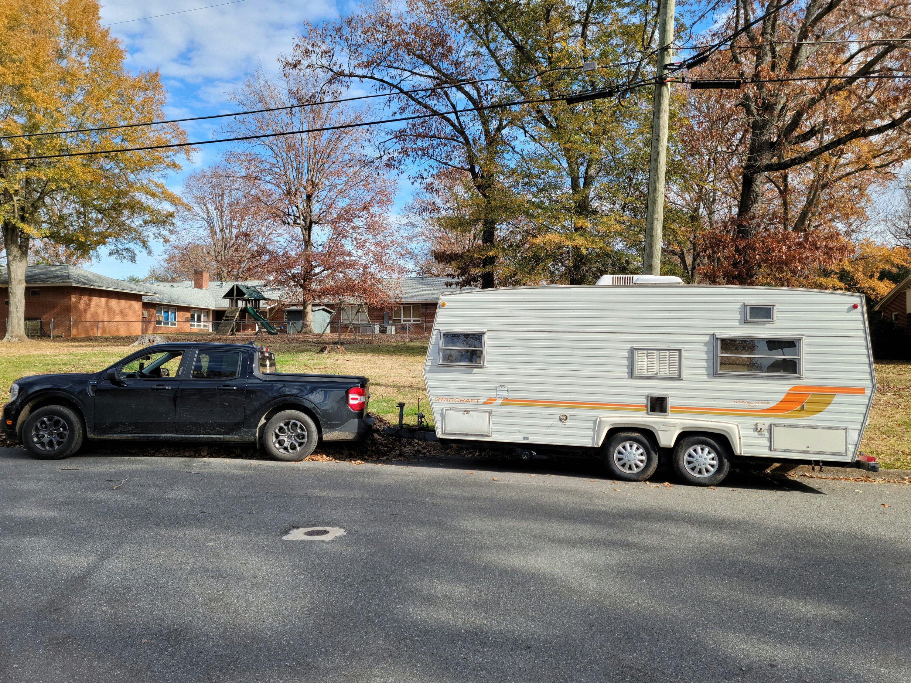 Ford Maverick RV sizing for Maverick. 20221202_130220