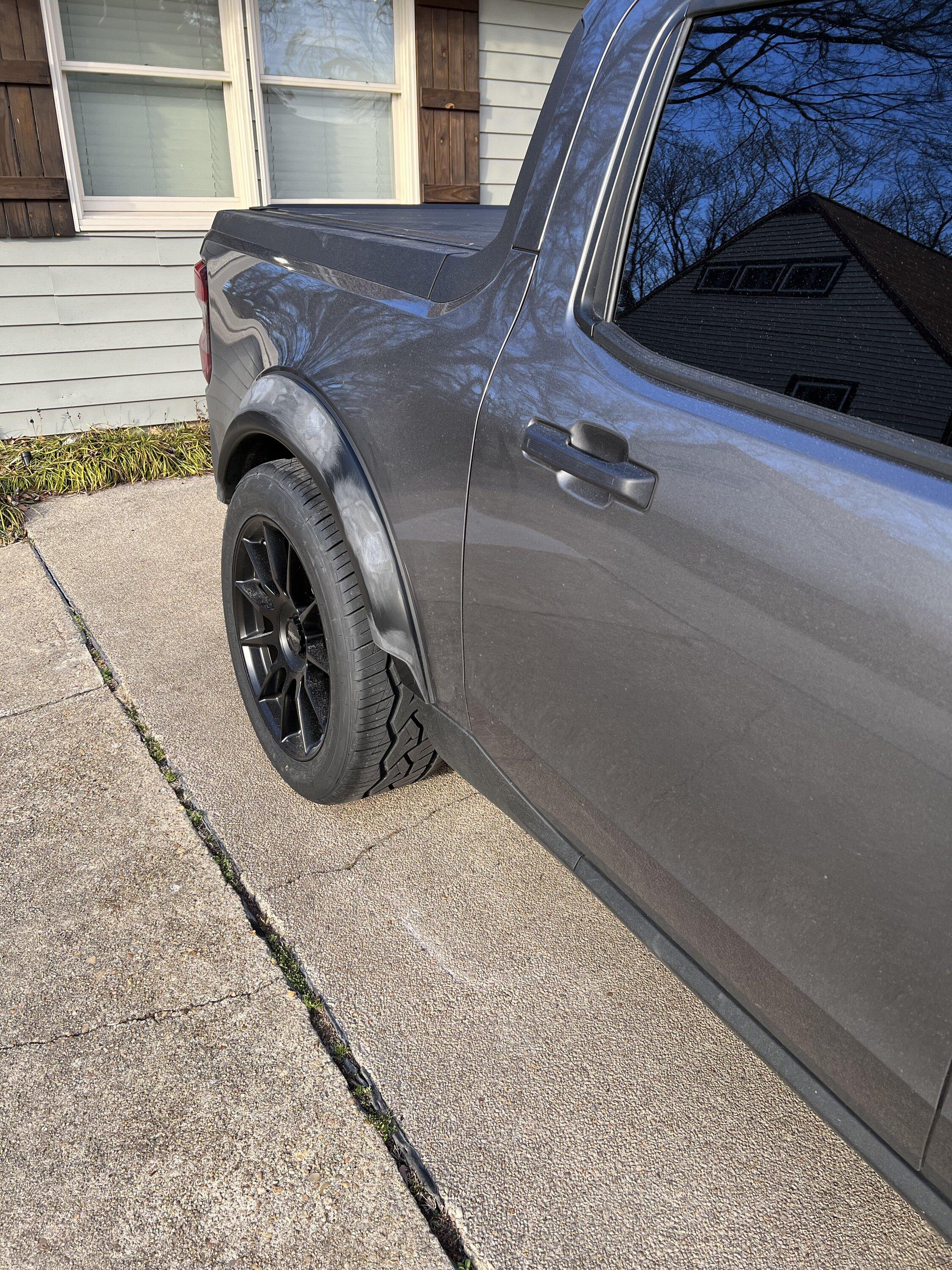 Ford Maverick Modified Bushwacker fender flares 55971A76-36AC-4C66-BD2E-E66FF76BBAEC