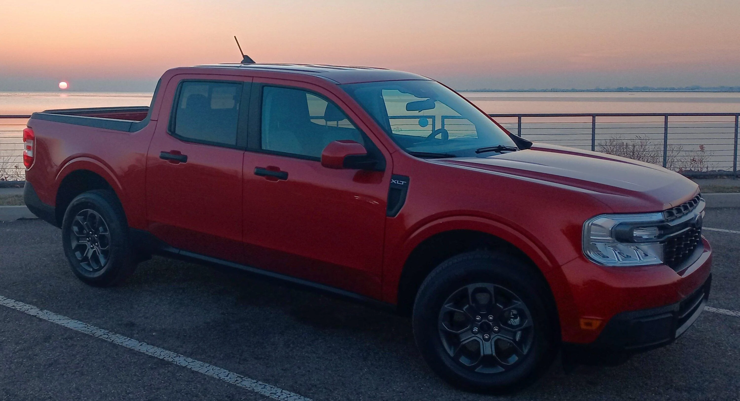 Ford Maverick HOT PEPPER RED Maverick Photos Thread Ford Maverick At Selfridge Pic 2 Feb. 8. 2023