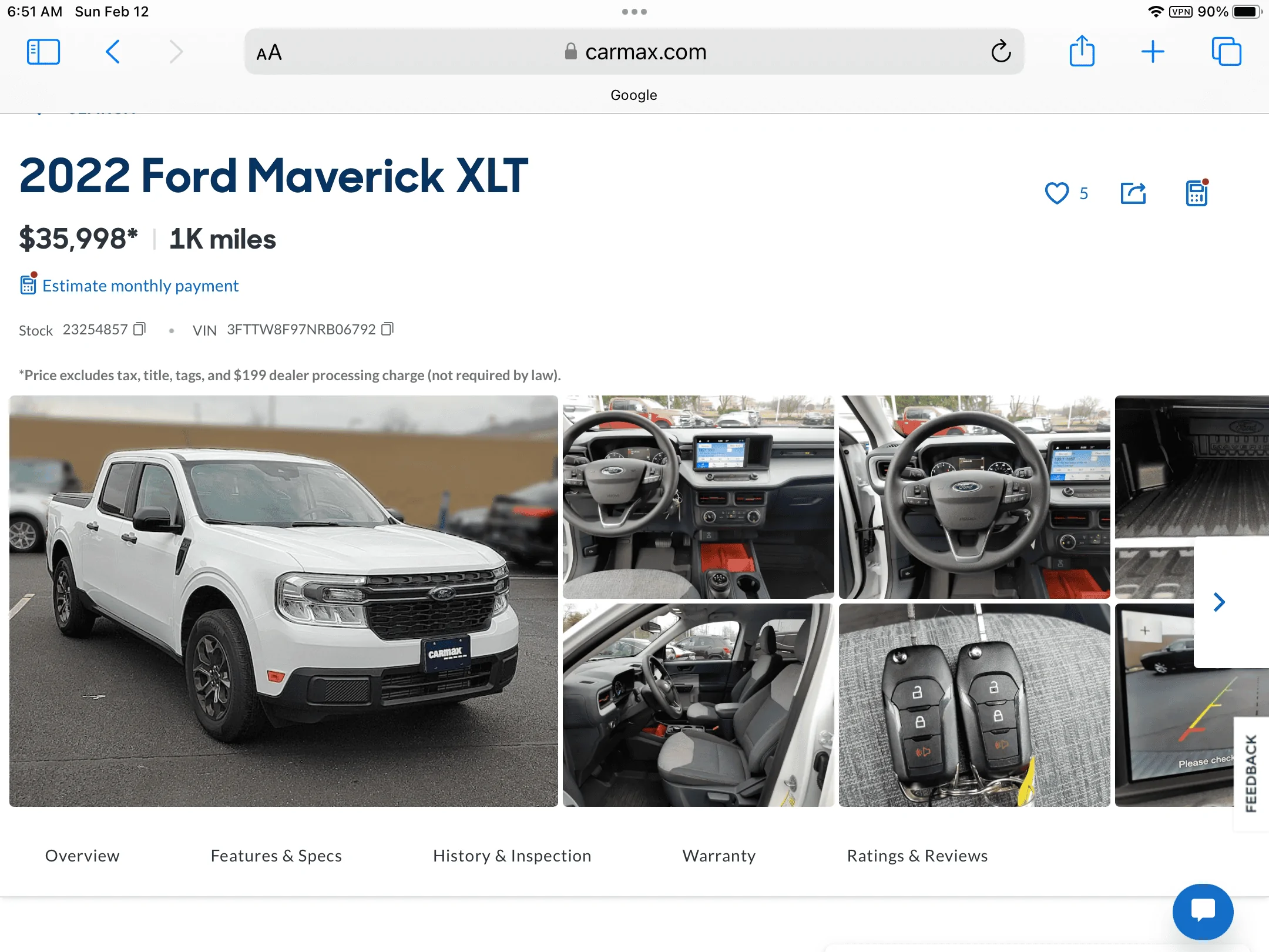 Ford Maverick Maverick under MSRP if anyone is interested A6A12440-4157-4618-B7DE-4E80DD06D2D6
