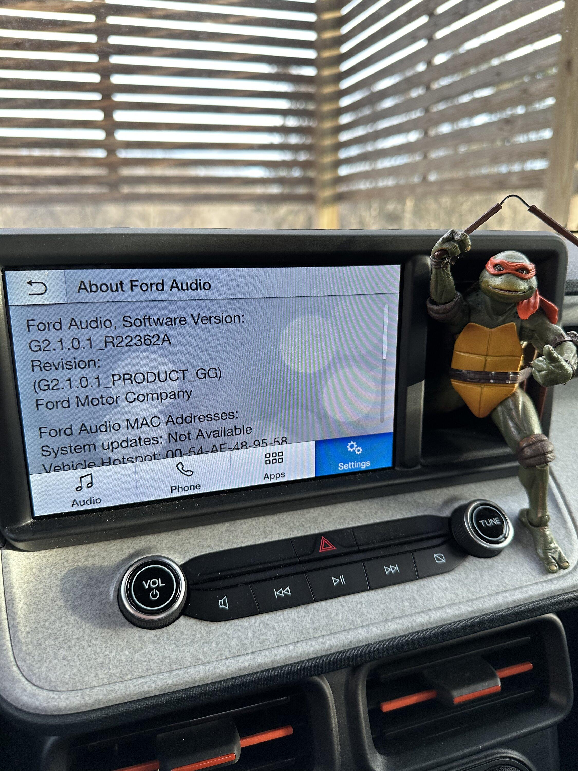 Ford Maverick New Radio Software Update G2.1.0.1_R22362A 11B8DDC5-F165-4E0A-9FBF-2B467F460BE1