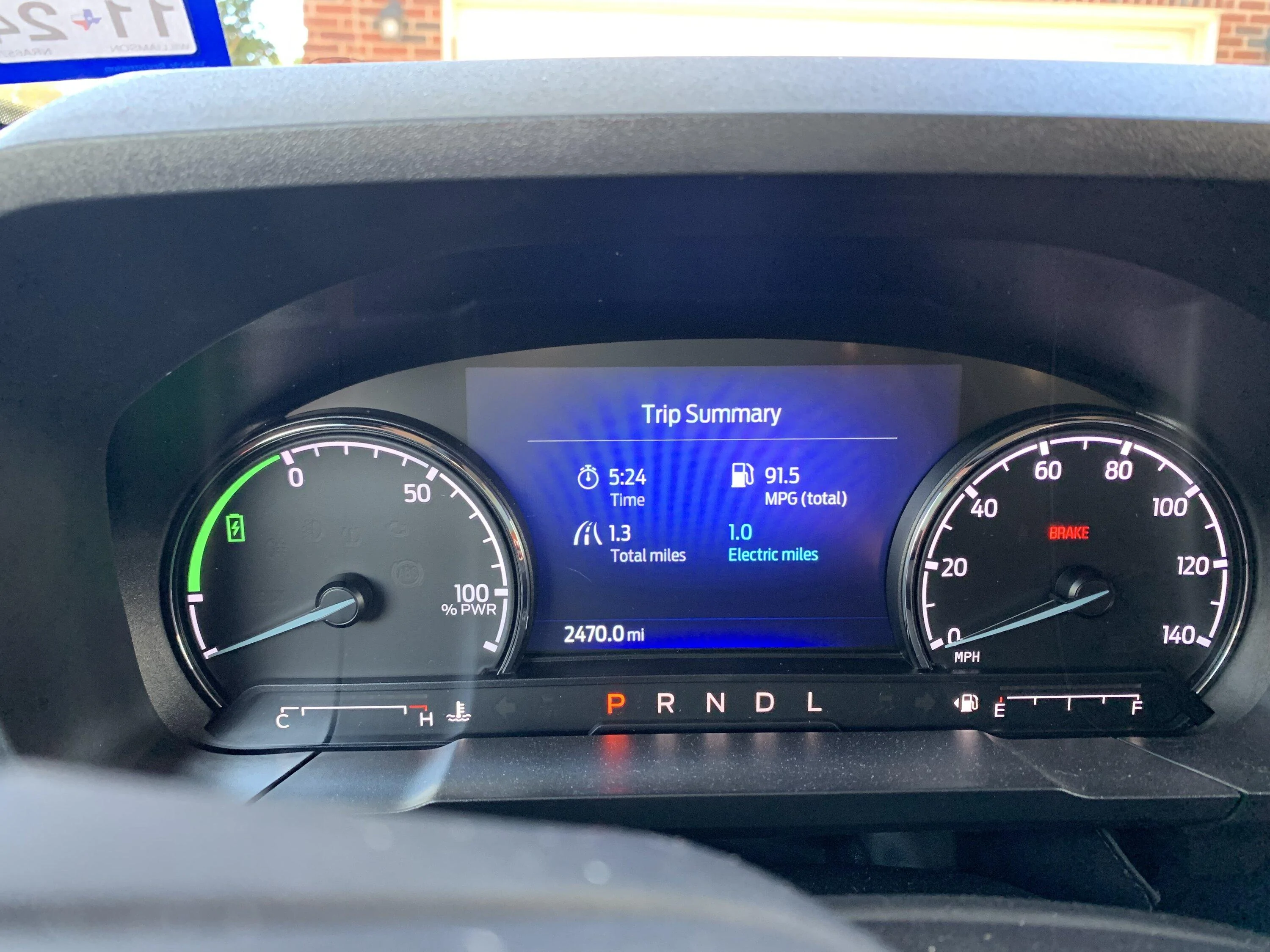 Ford Maverick Getting 45 mpg on my long commute to work! IMG_1845
