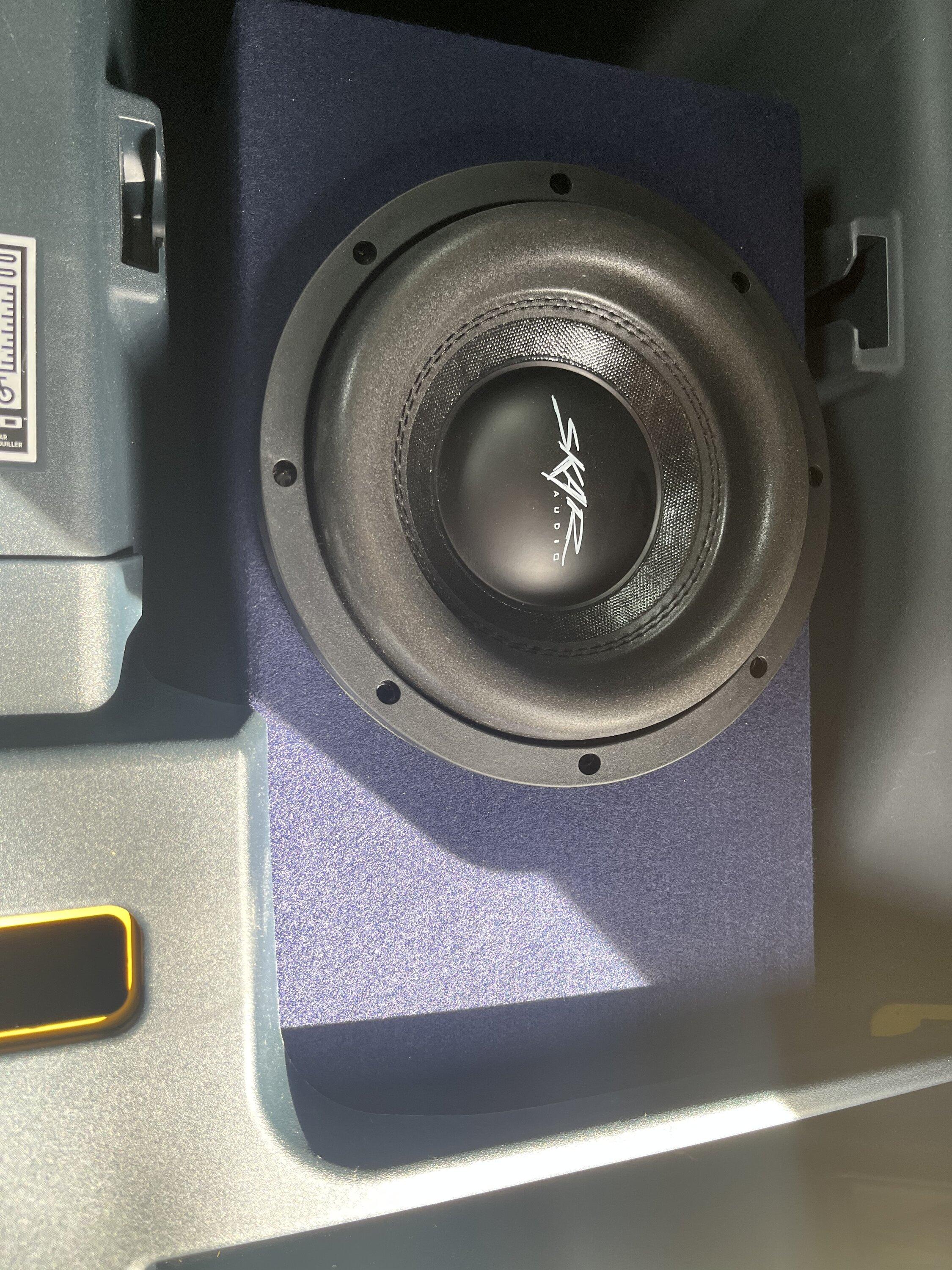 Ford Maverick Zero-modification custom built square Subwoofer for under rear seats 085D37A1-6B6E-4C4B-BF29-18F4624B1D03