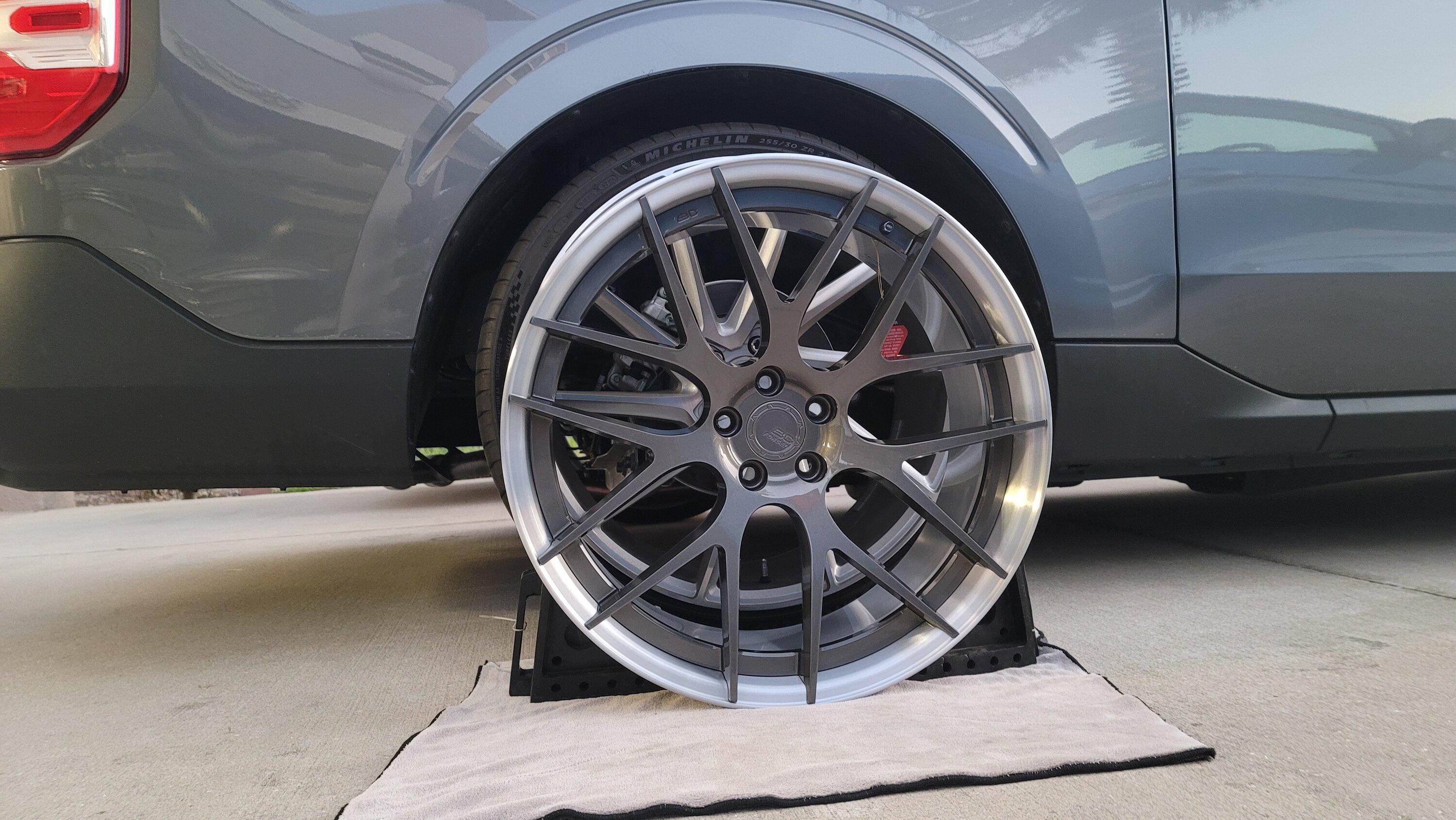 Ford Maverick My New Staggered Wheels 20230215_182701