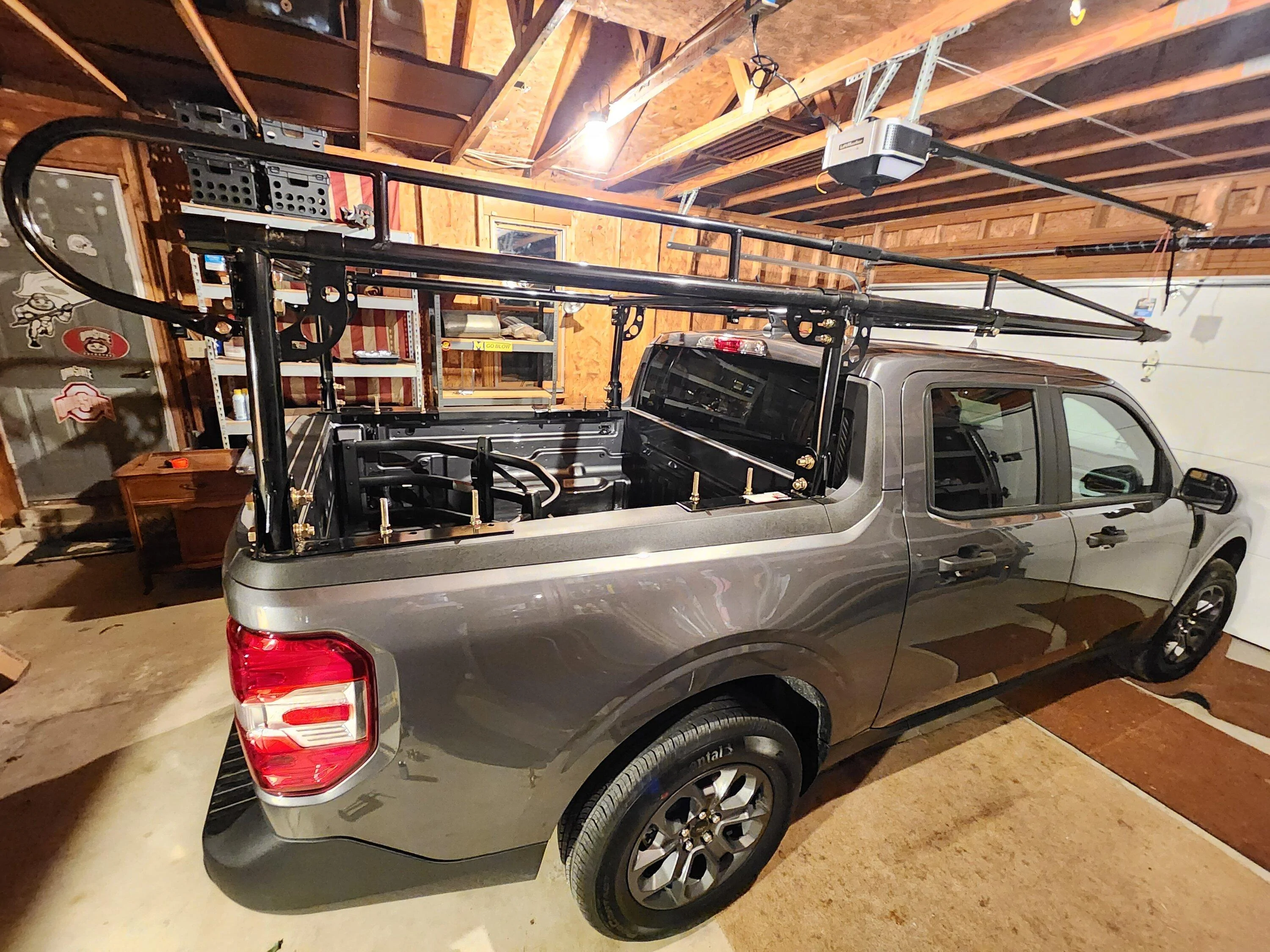 Ford Maverick Custom Extended Rack DIY Install / Fabrication Guide 20230214_002241
