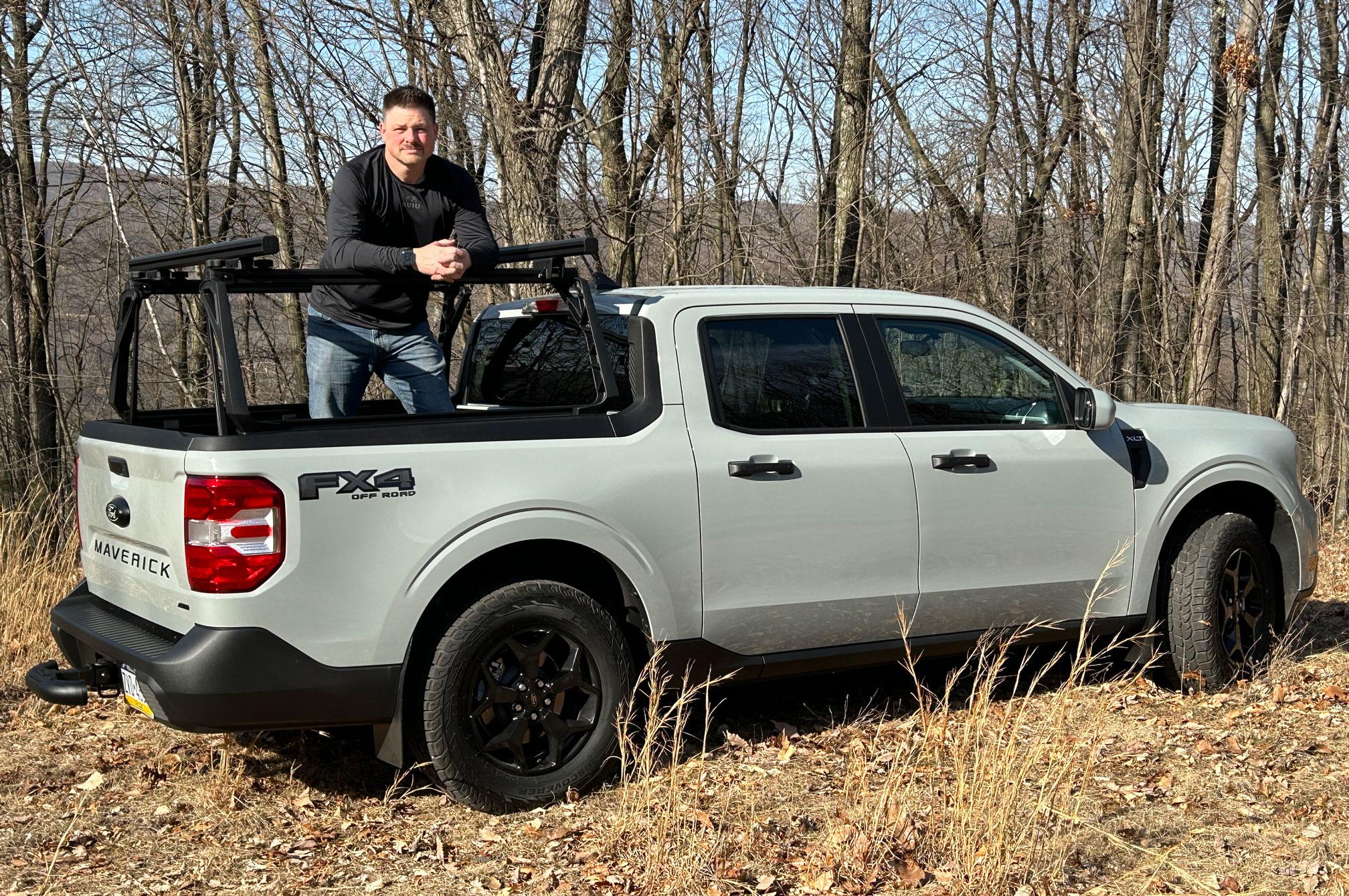 Ford Maverick UPDATED WITH ACCESSORY PICS: Leitner ACS Forged Rack Installed on my 2022 Maverick FX4 Rack-Thumb