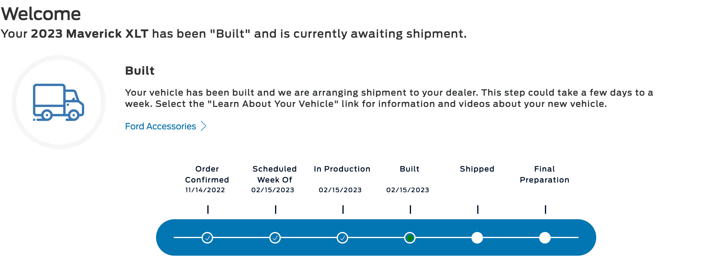 Ford Maverick October Hybrid Orders United Screen Shot 2023-02-15 at 8.48.25 PM