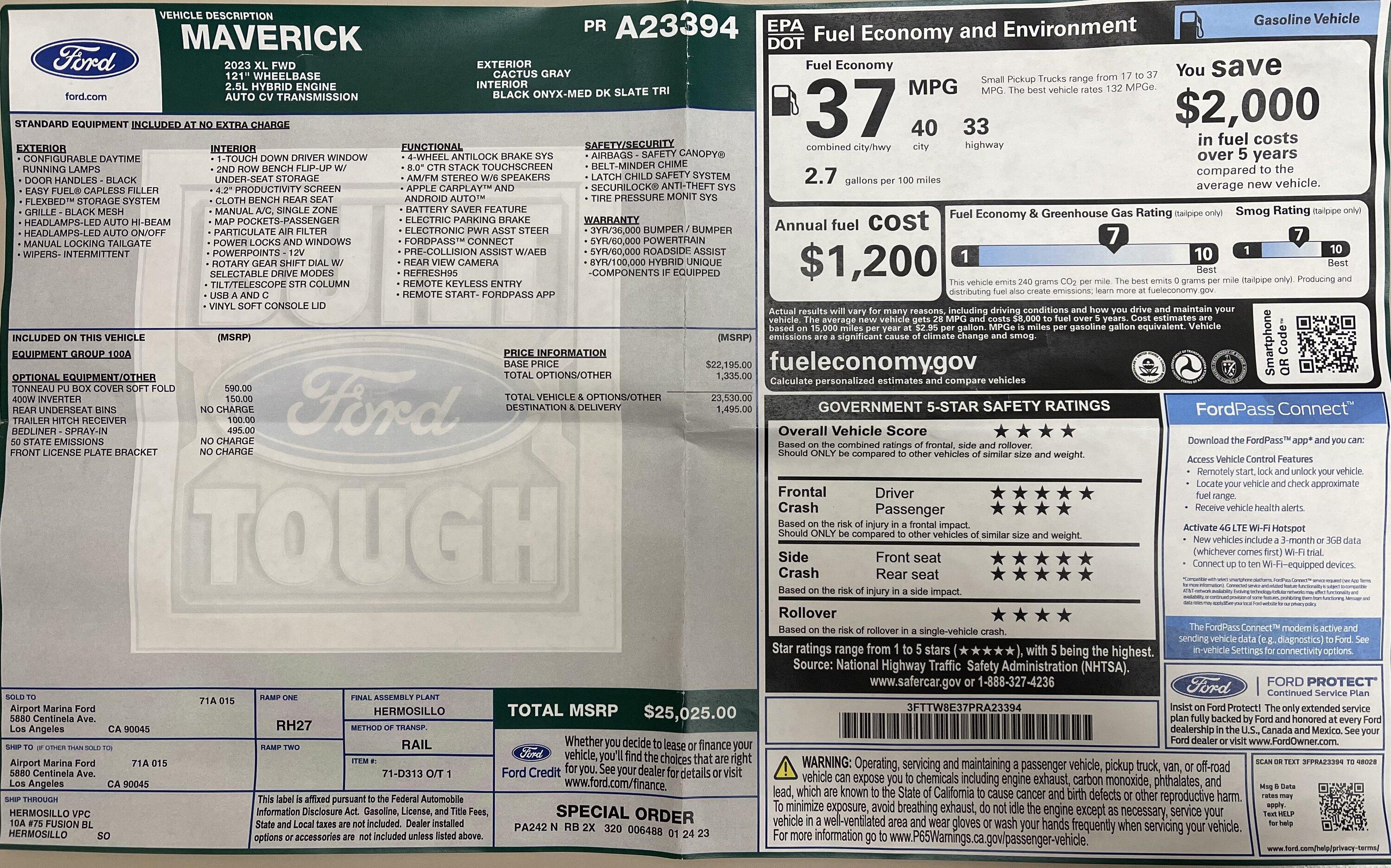 Ford Maverick 📬 1/26/23 Scheduling Email Received Group [EMAILS NOW ARRIVING!] 489EE556-38FB-450B-9496-5ACA900A3072