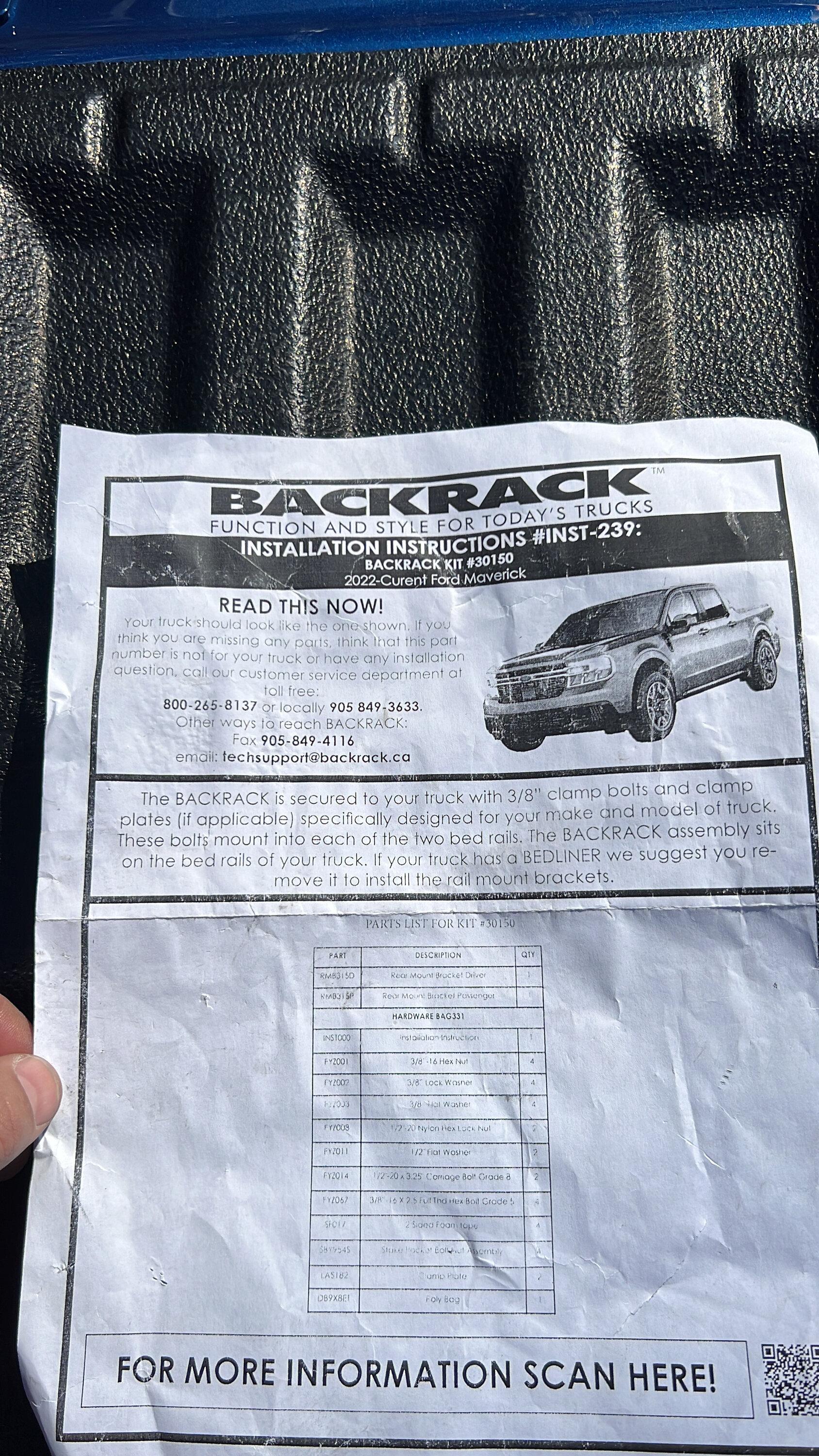 Ford Maverick Backrack installed..terrible! 12EA304A-3BC0-4CE3-B950-BD7E5CF84DF7