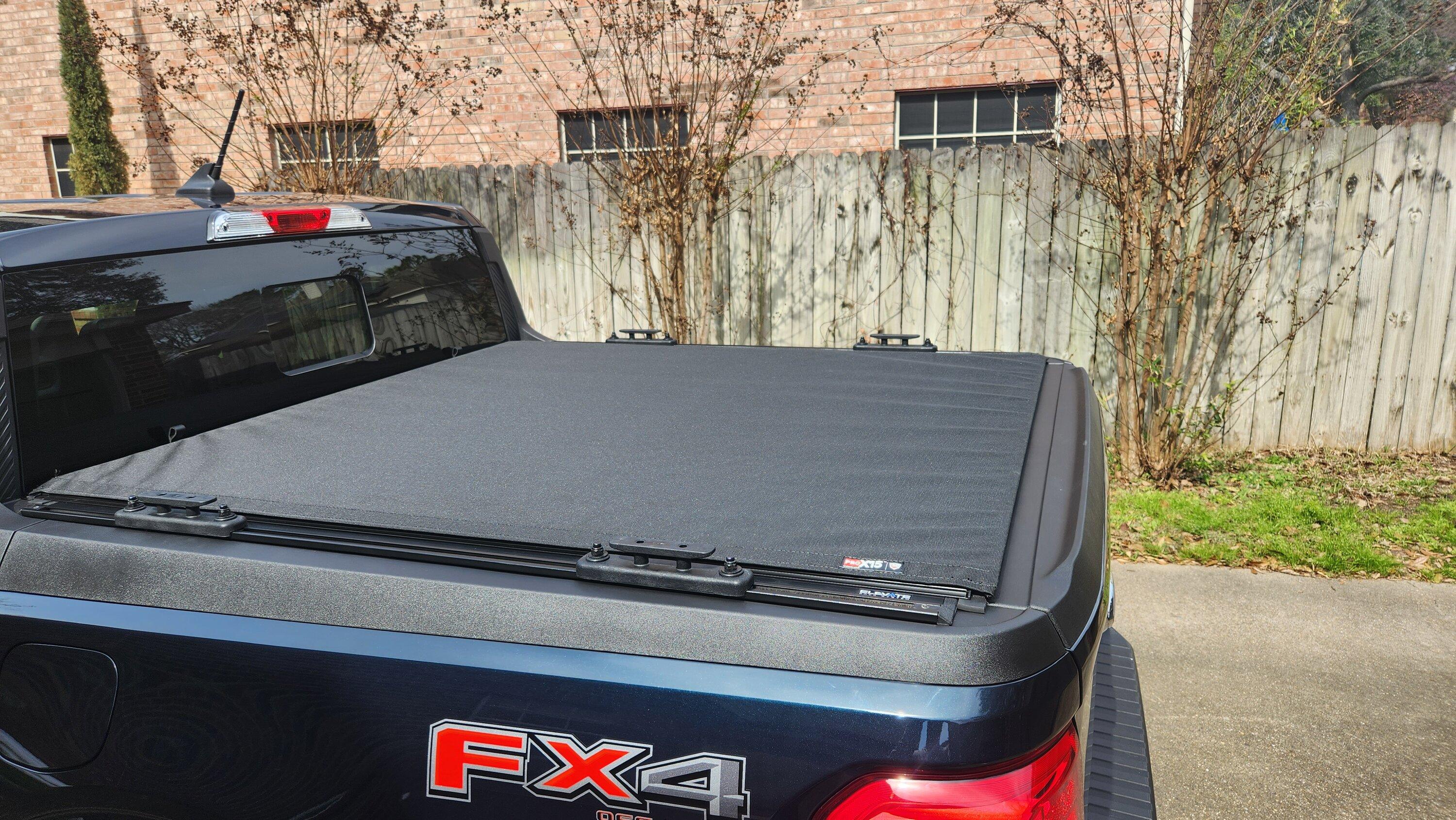 Ford Maverick Weekend mods: Cover, rails, liner, tailgate assist 20230218_130630