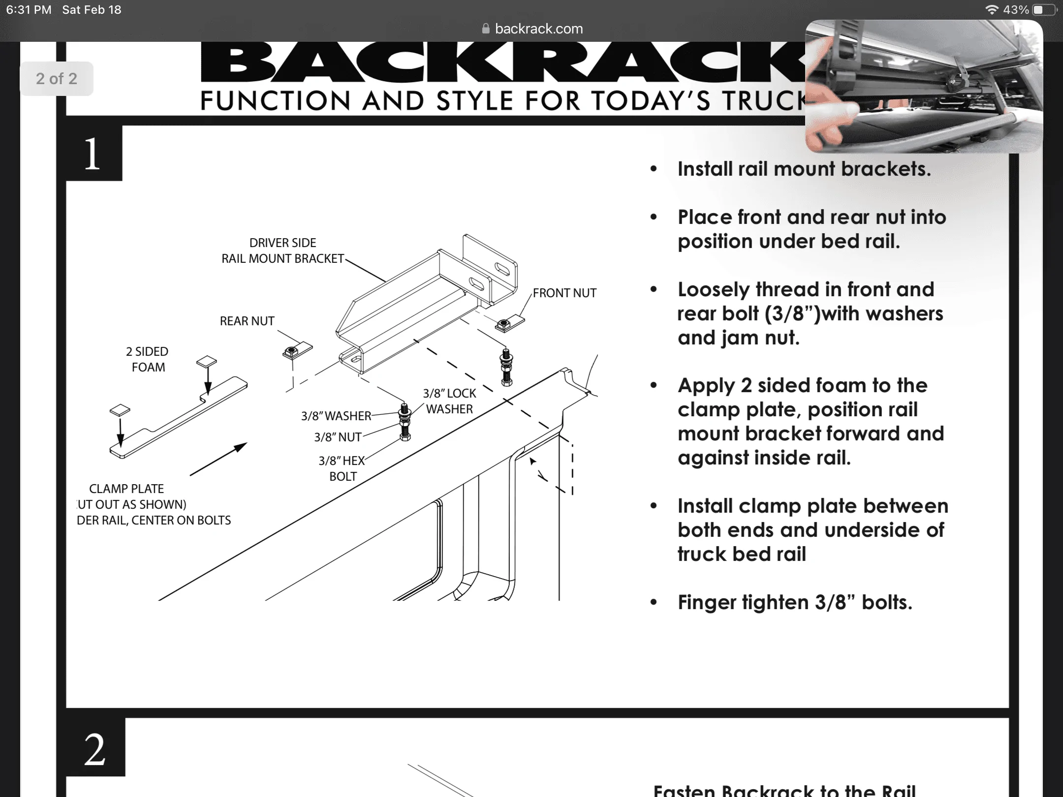 Ford Maverick Backrack installed..terrible! AC599995-BA95-4804-910F-E9720BEC2263