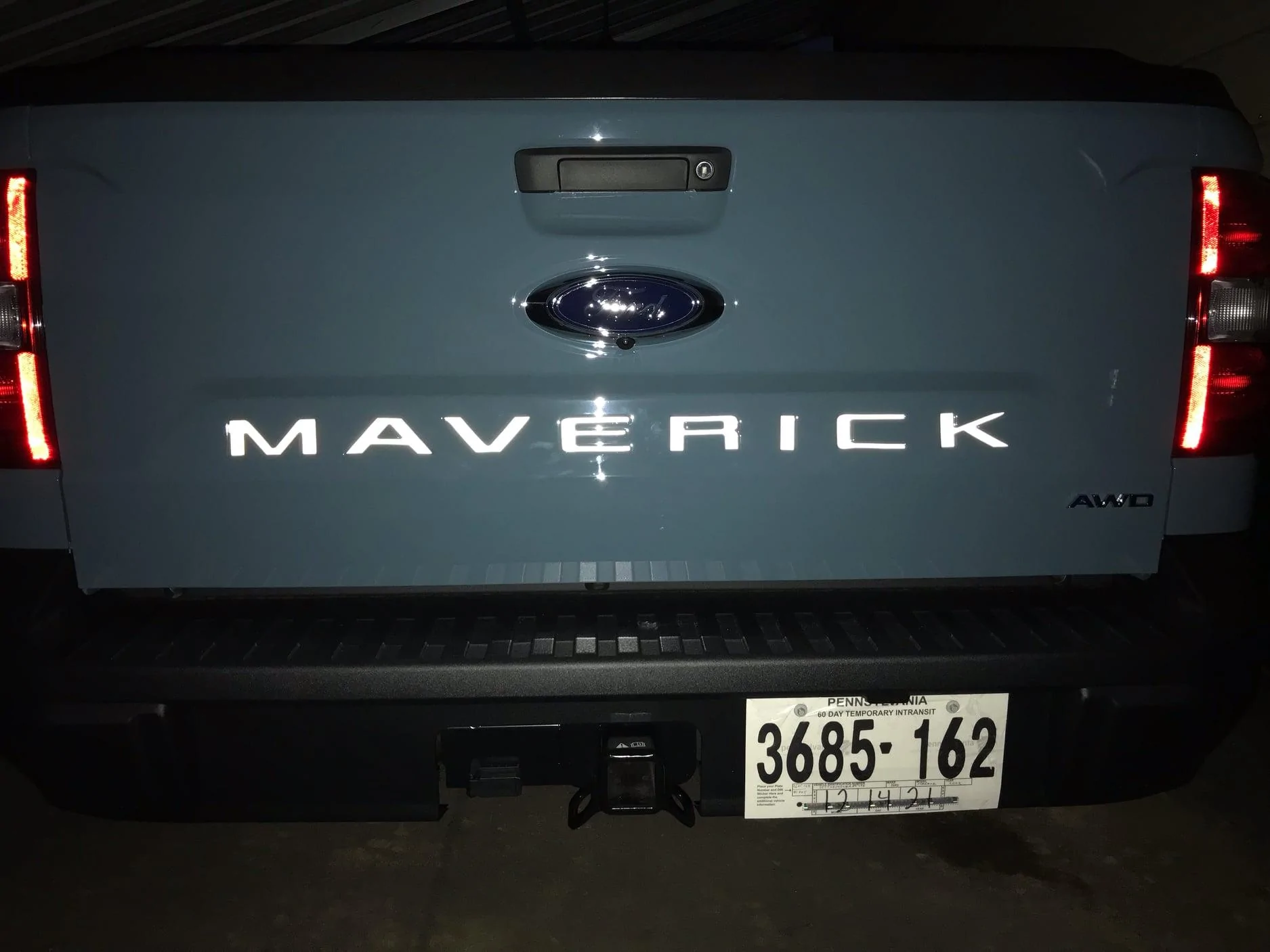 Ford Maverick Thinking about put on some reflective tape for added visibility at night…. 0999955C-8FAF-45DB-AB35-5409C0D7B0F4