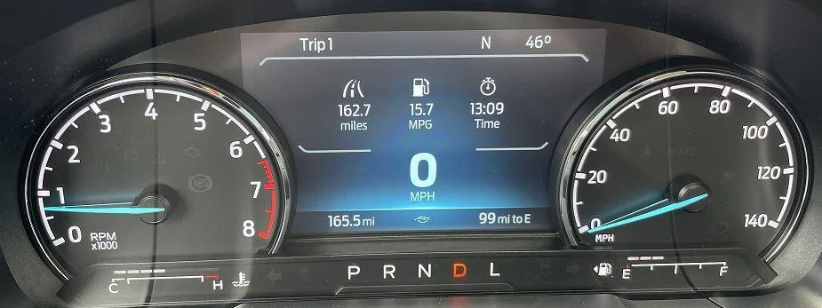 Ford Maverick Question about breakin period and mileage... gauges