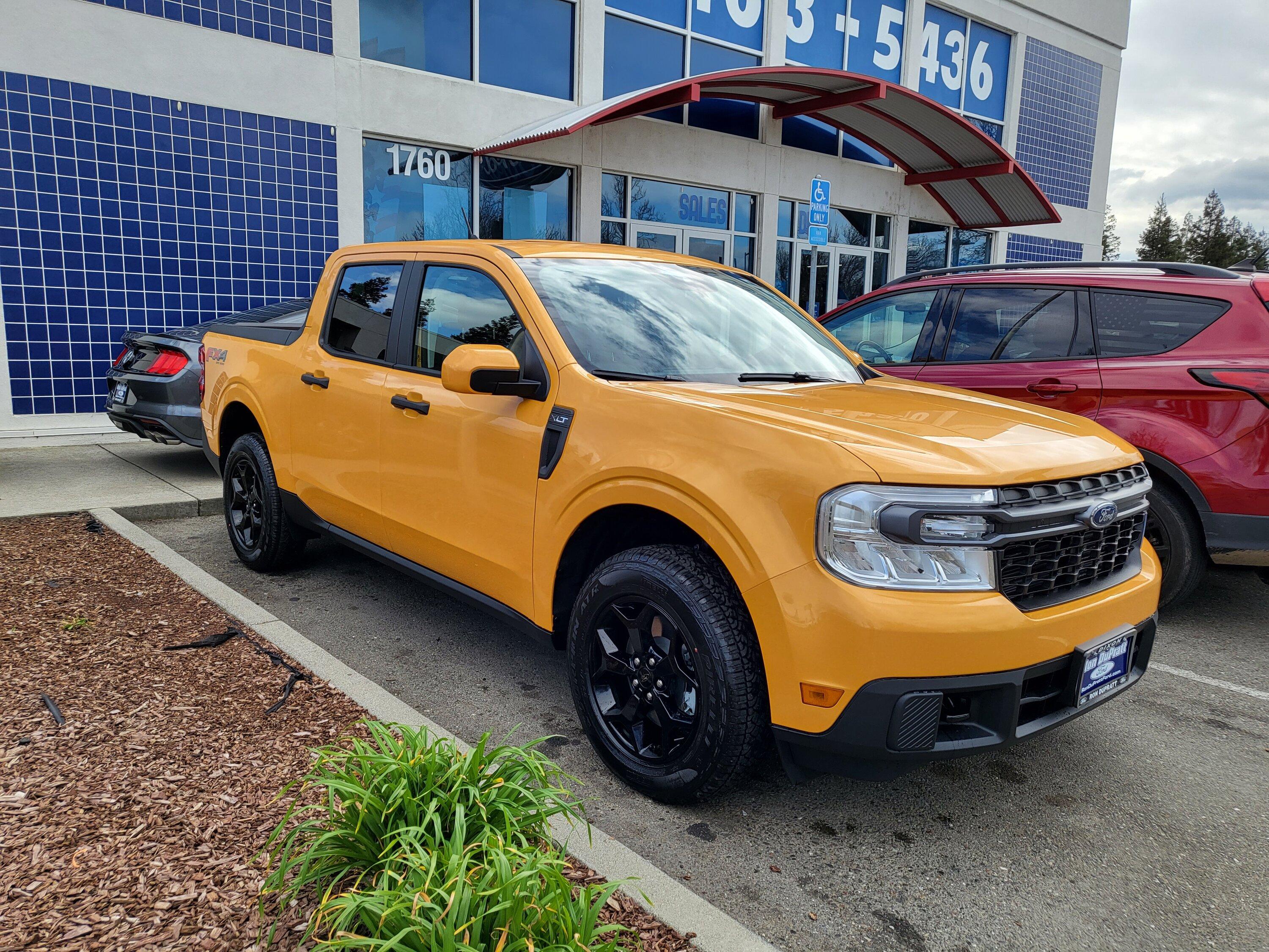 Ford Maverick CYBER ORANGE Maverick Photos Thread 20230214_130330