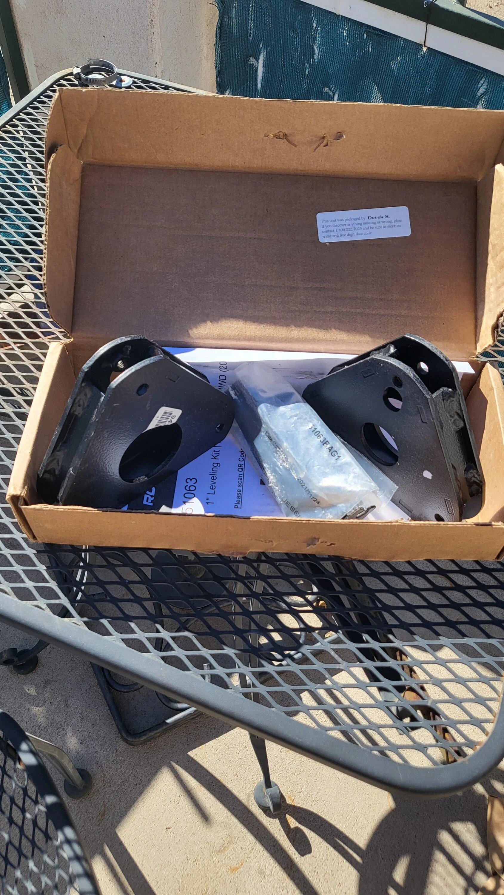 Ford Maverick Leveling kit options??? 20230127_131558