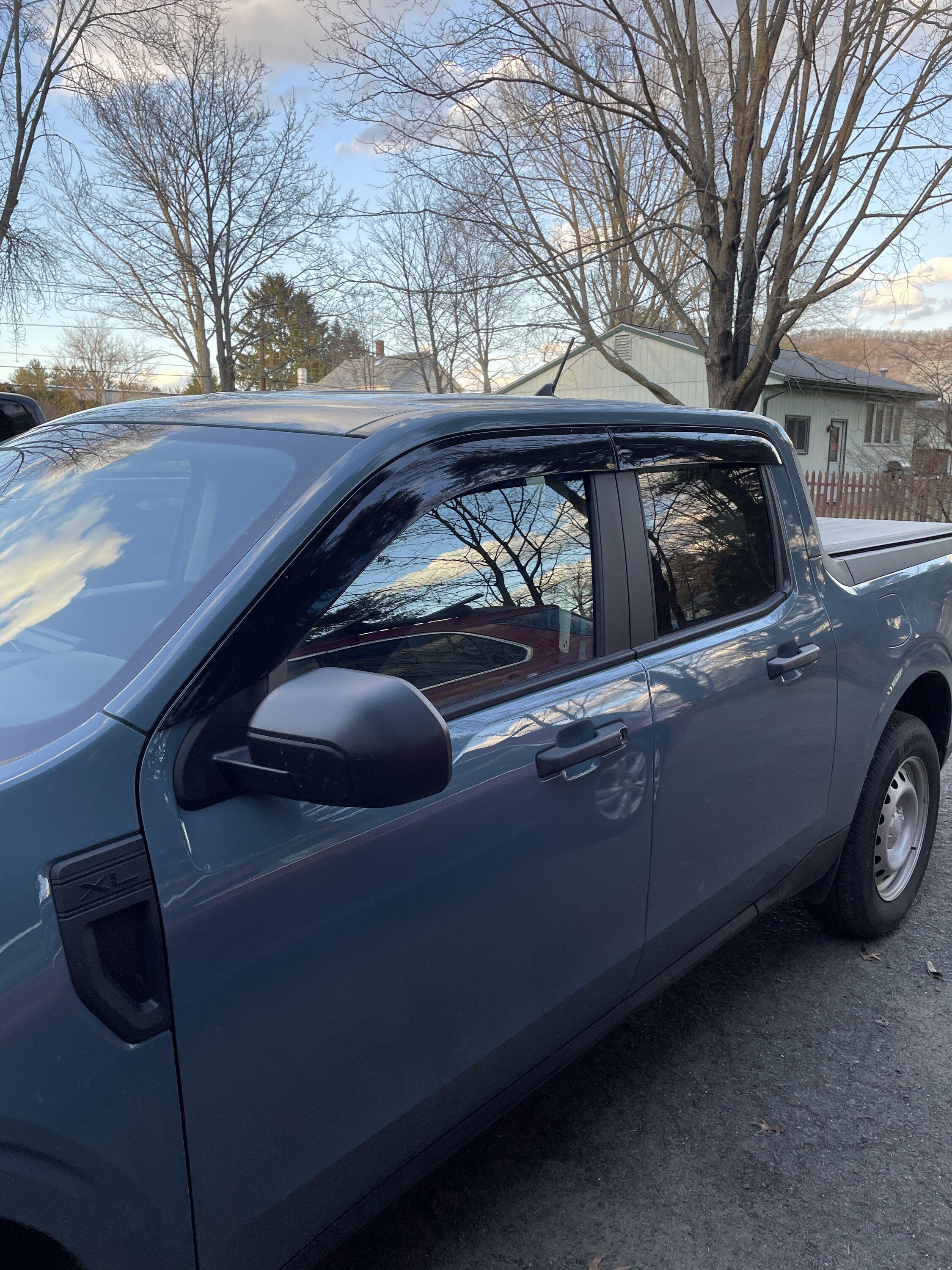 Ford Maverick Taped-on Window Deflectors 5DEF59FF-BAA9-42DC-AAB8-20E2930C2D04