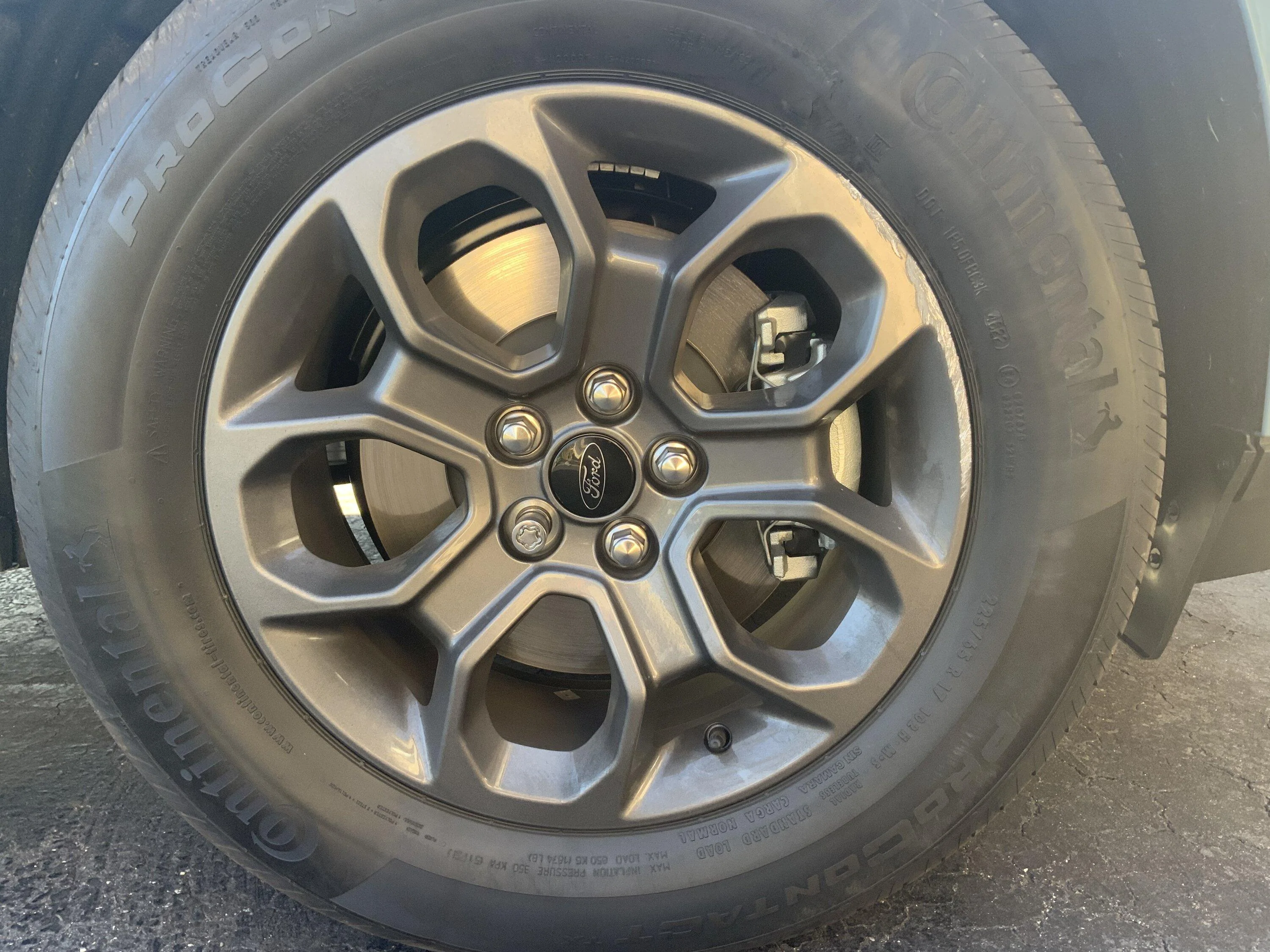 Ford Maverick Curbed my beautiful rim and now worried about alignment EA0F2567-B0E1-4406-B276-4F1BBB7F0CBD