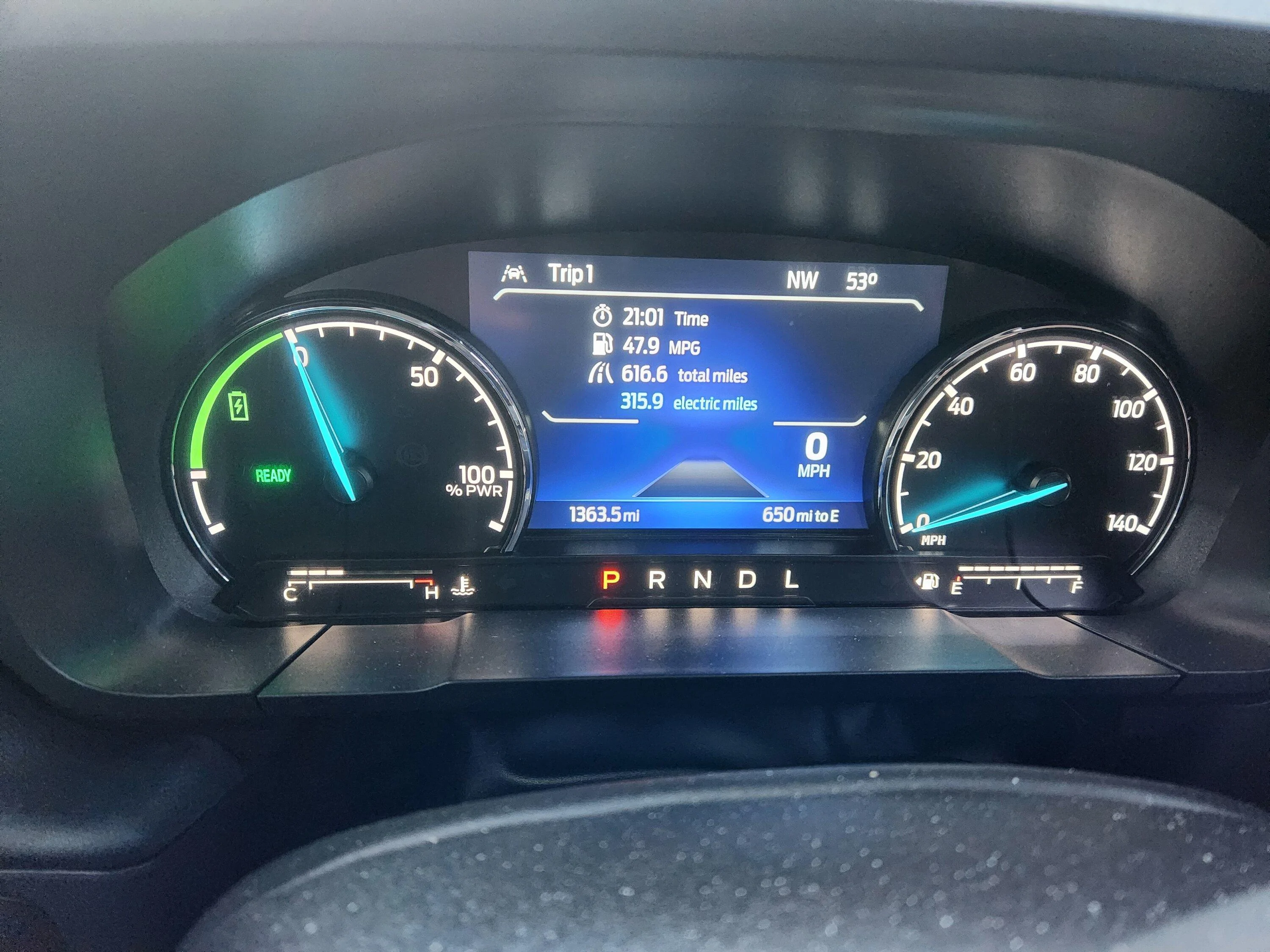 Ford Maverick 600 Miles Per Tank Hybrid Maverick club 20230220_163600