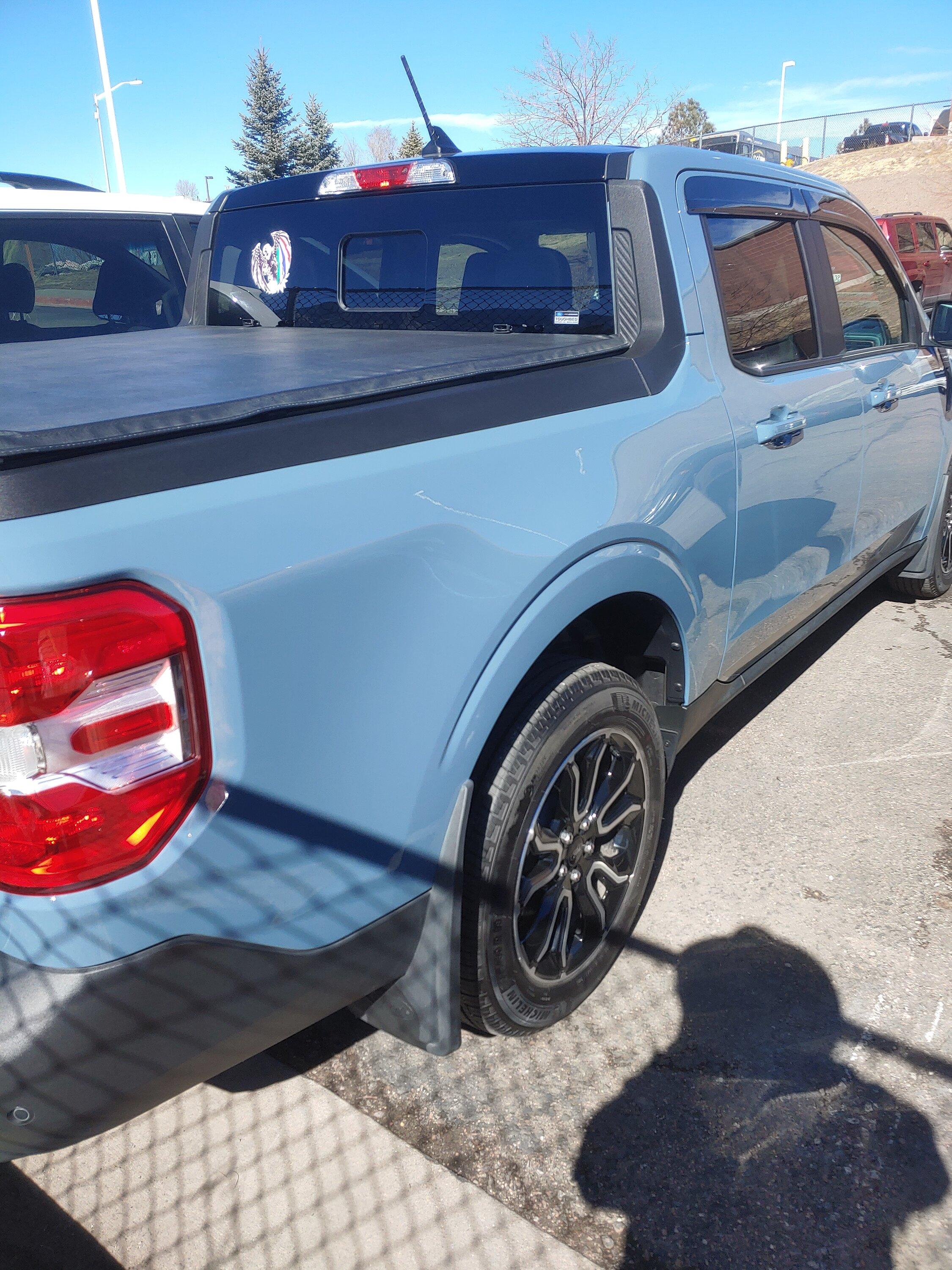 Ford Maverick First MTC client from the forums..5 yr graphene coating! Area 51 lariat 20230221_110132