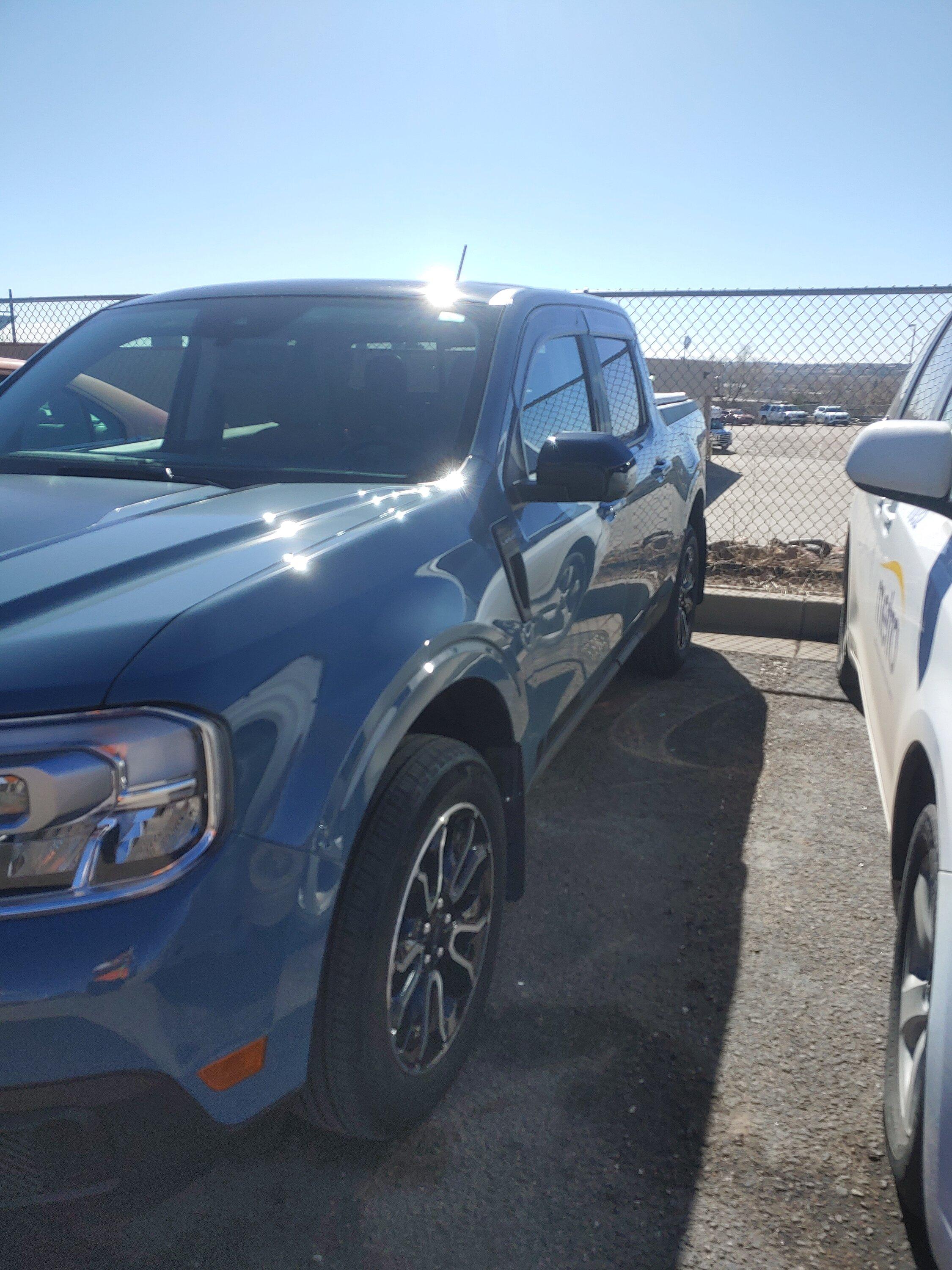 Ford Maverick First MTC client from the forums..5 yr graphene coating! Area 51 lariat 20230221_110103